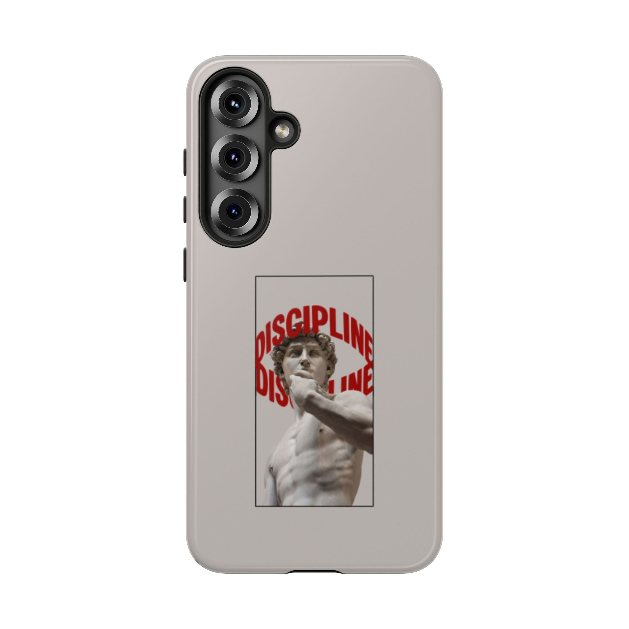 Phone Case — 'Discipline' Statue Graphic Protective Cover