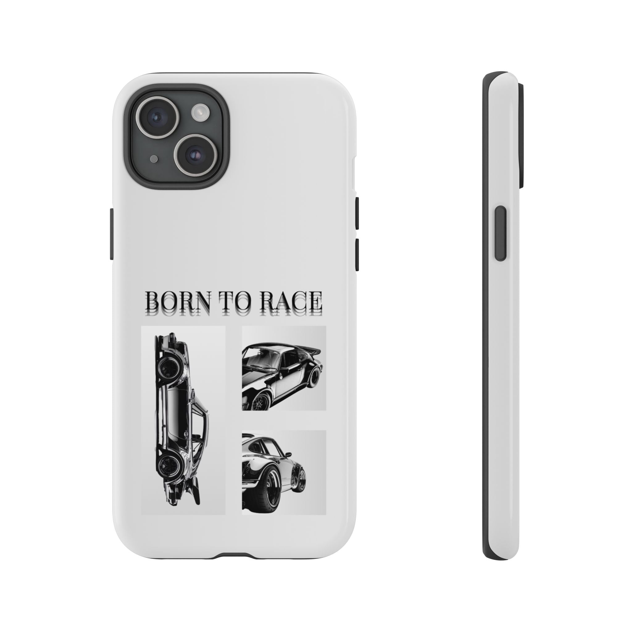Phone Case - "Born to Race" Vintage Car Racing Graphic