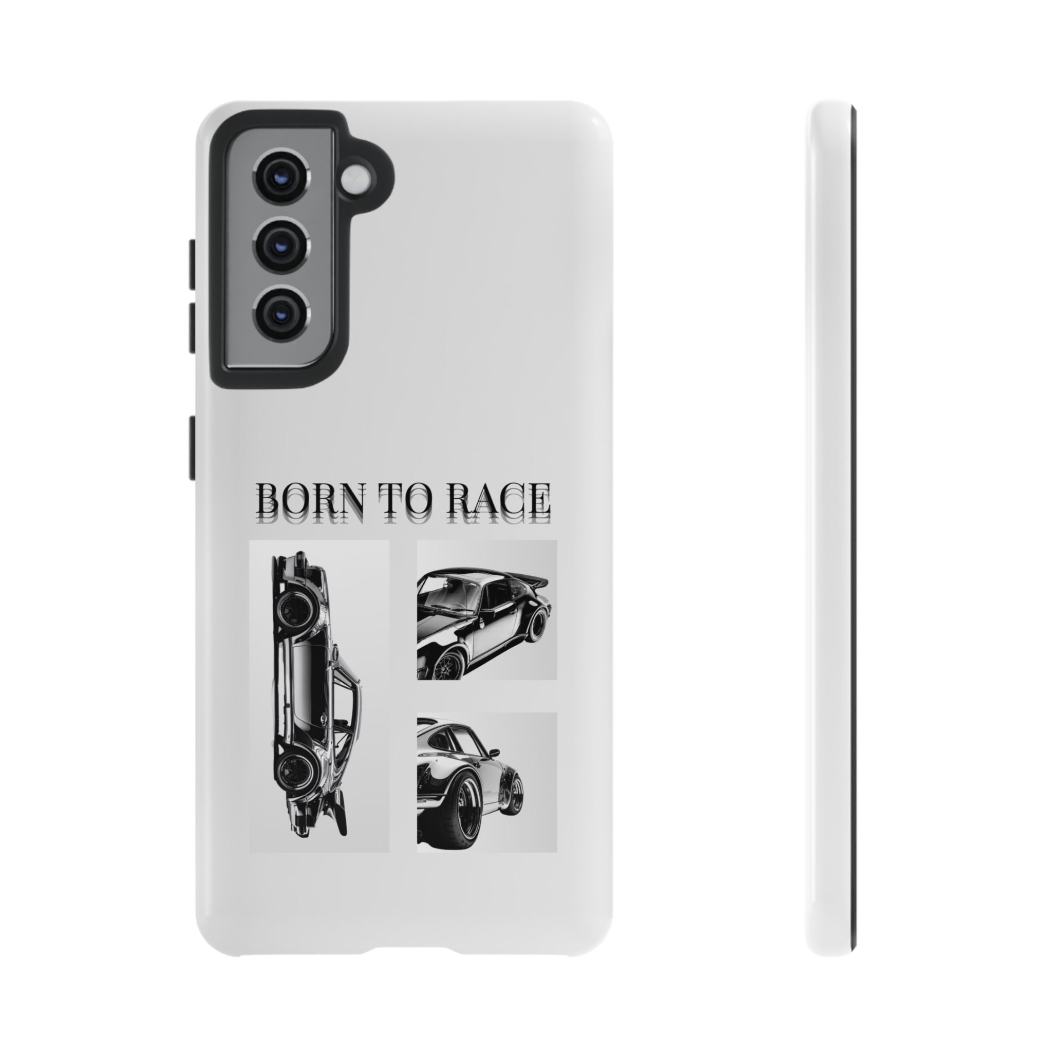 Phone Case - "Born to Race" Vintage Car Racing Graphic