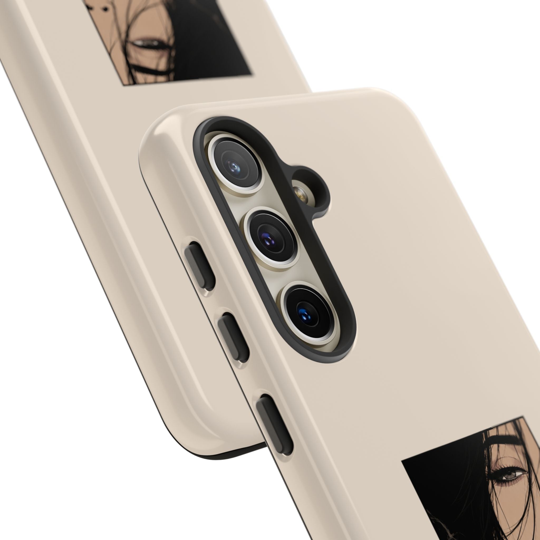 Minimalist Femme Portrait Protective Phone Case