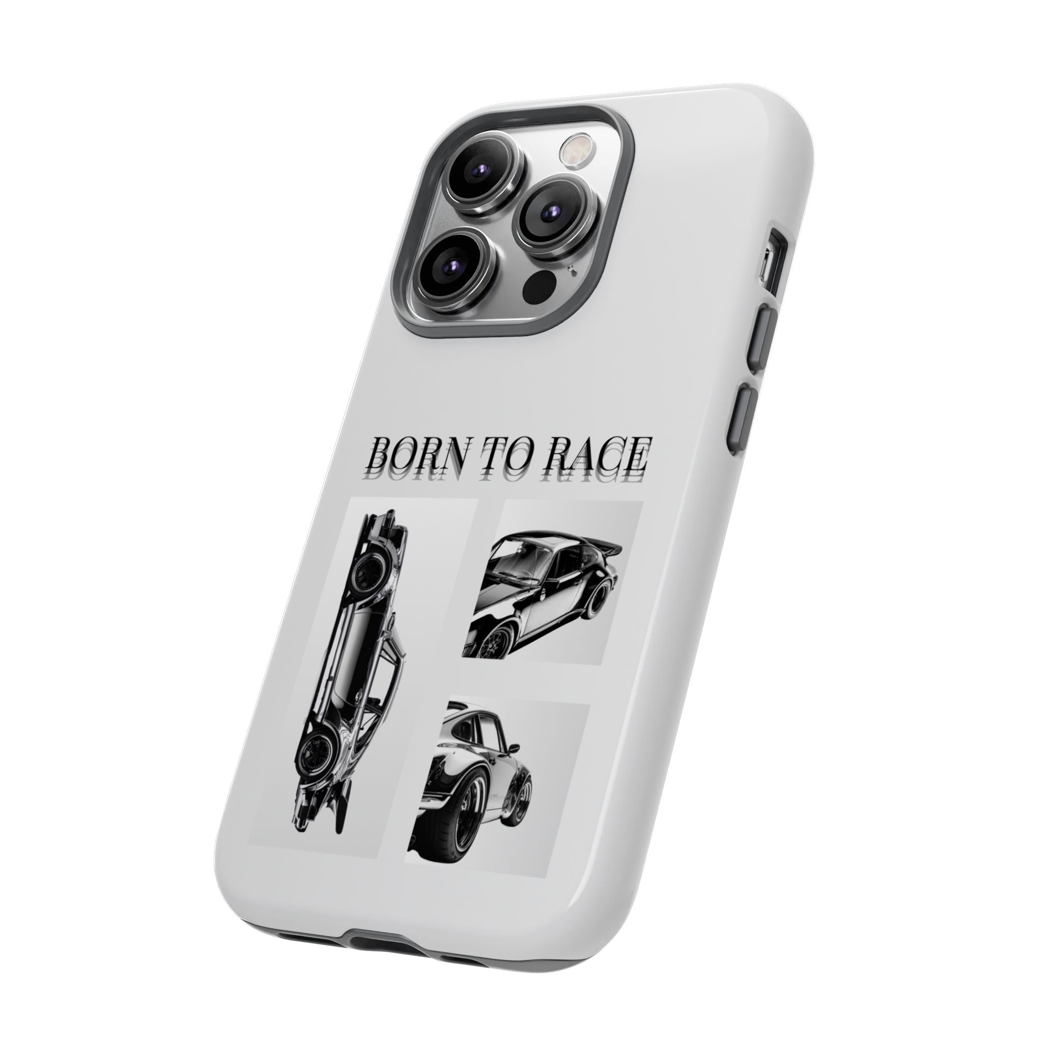 Phone Case - "Born to Race" Vintage Car Racing Graphic