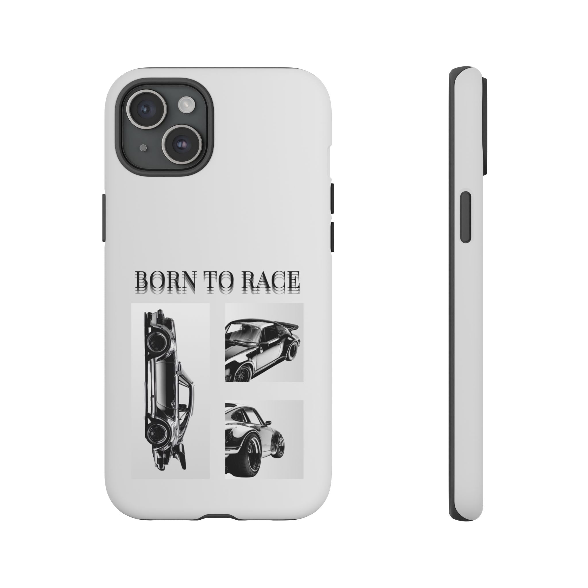 Phone Case - "Born to Race" Vintage Car Racing Graphic