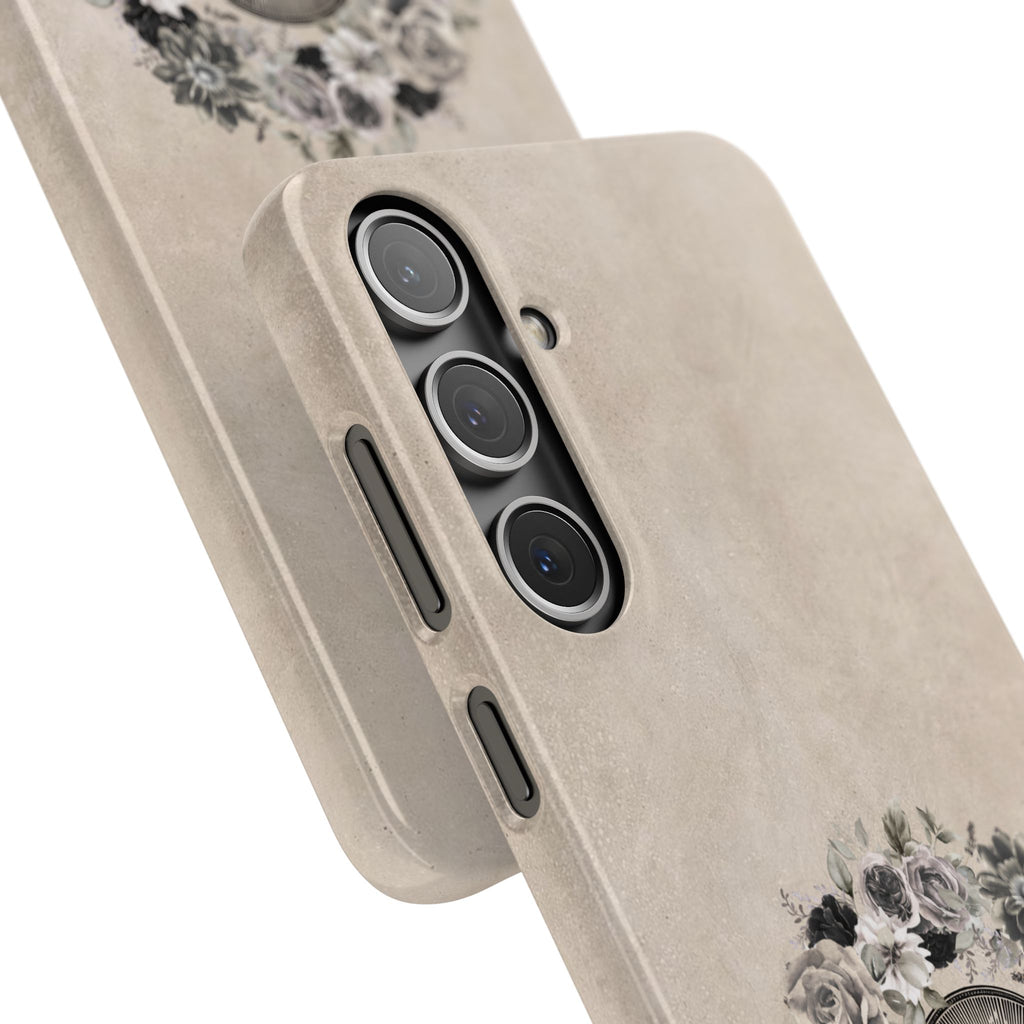 Vintage Madonna Floral Phone Case — Religious iPhone Snap Case