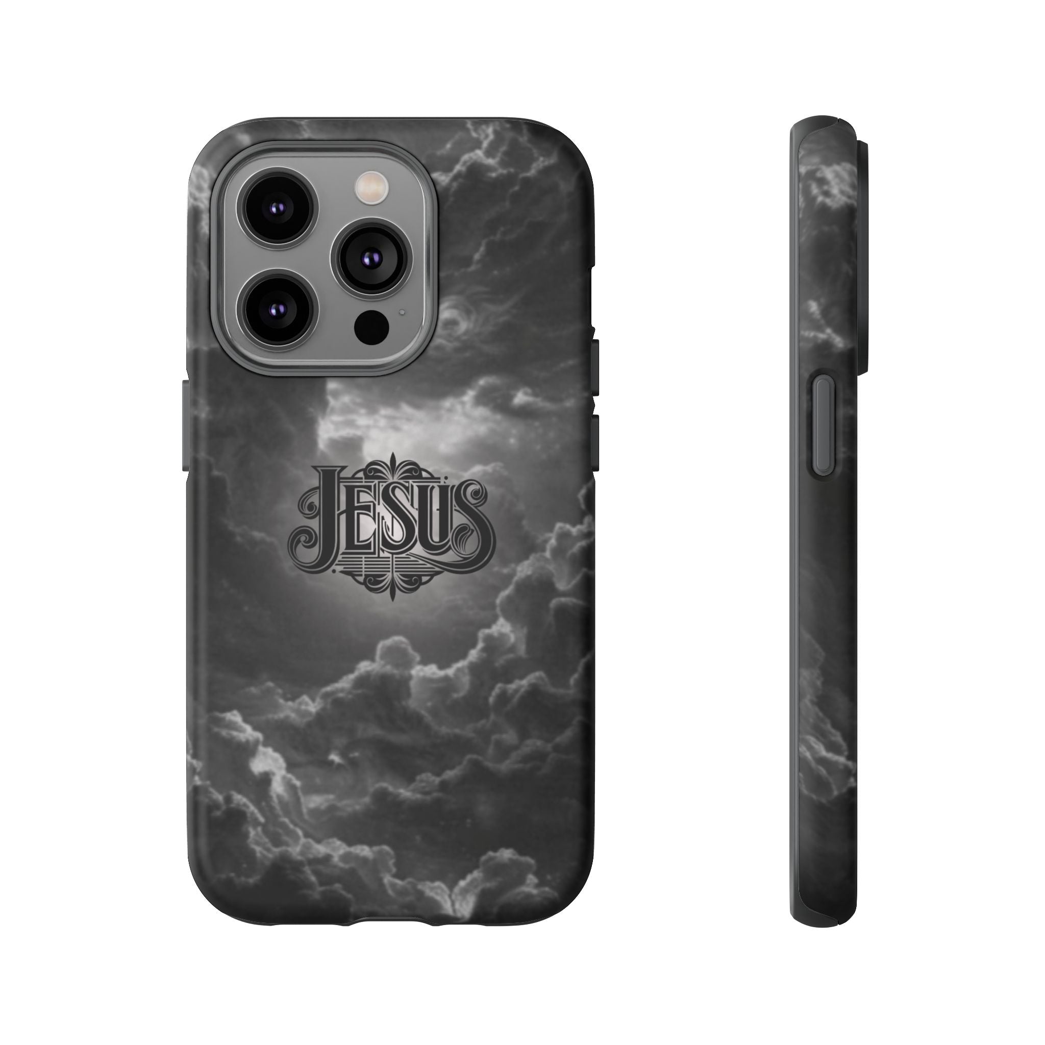 Jesus Cloud Phone Case – Christian Faith Protective iPhone Case