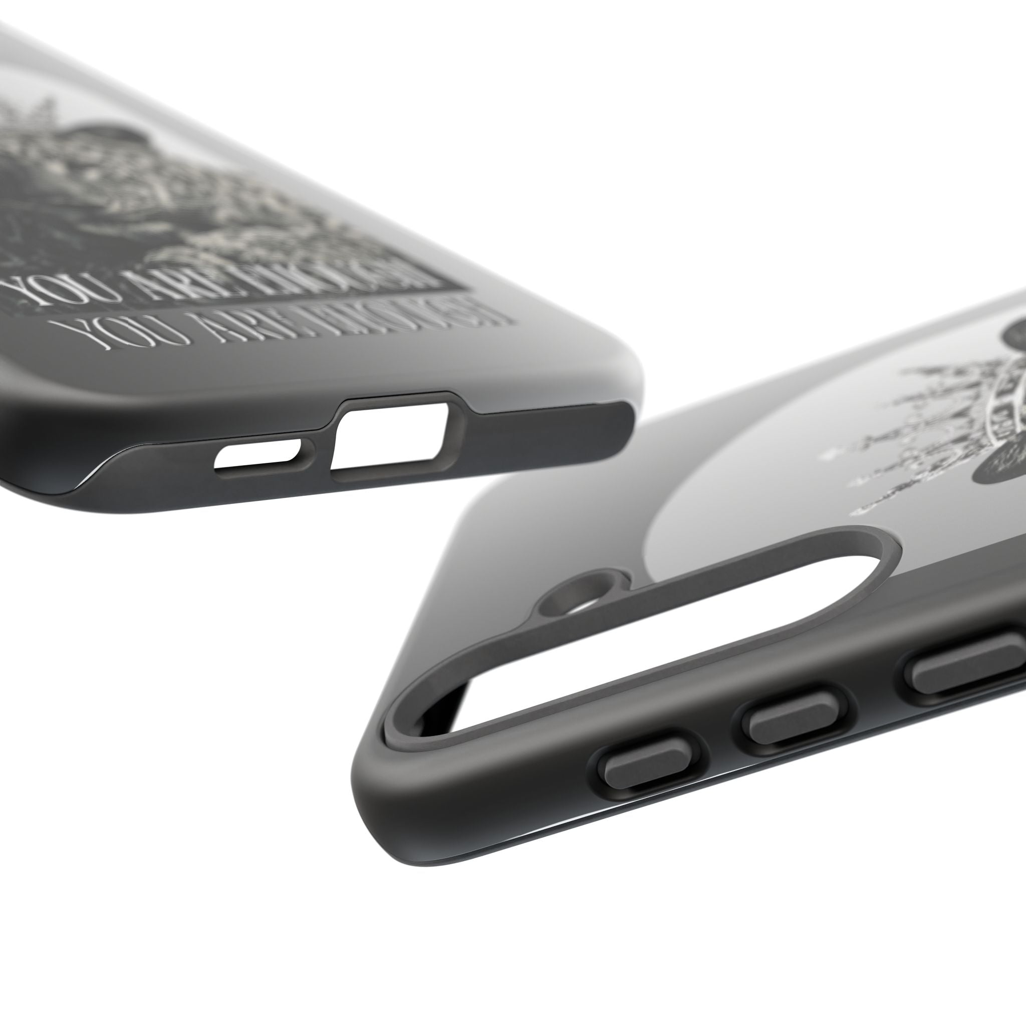 Leopard Crown Phone Case — "You Are Enough" Inspirational Protective Cover