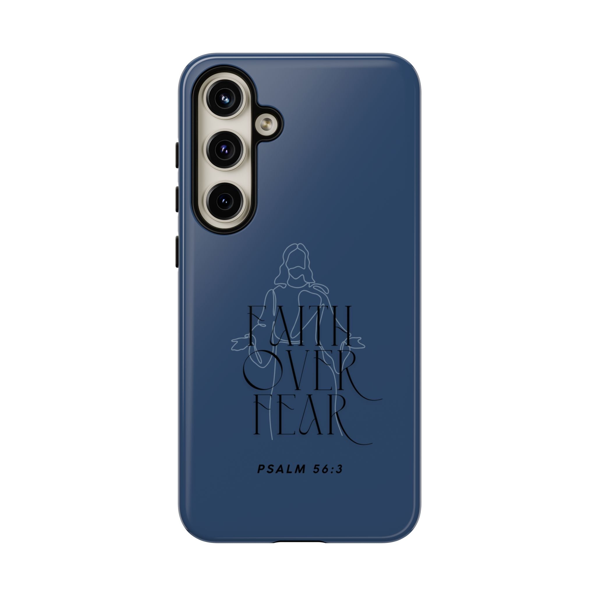 Faith Over Fear — Psalm 56:3 Christian Tough Phone Case