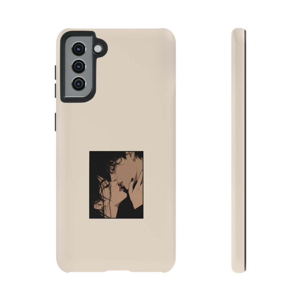 Minimal Anime Kiss Illustration