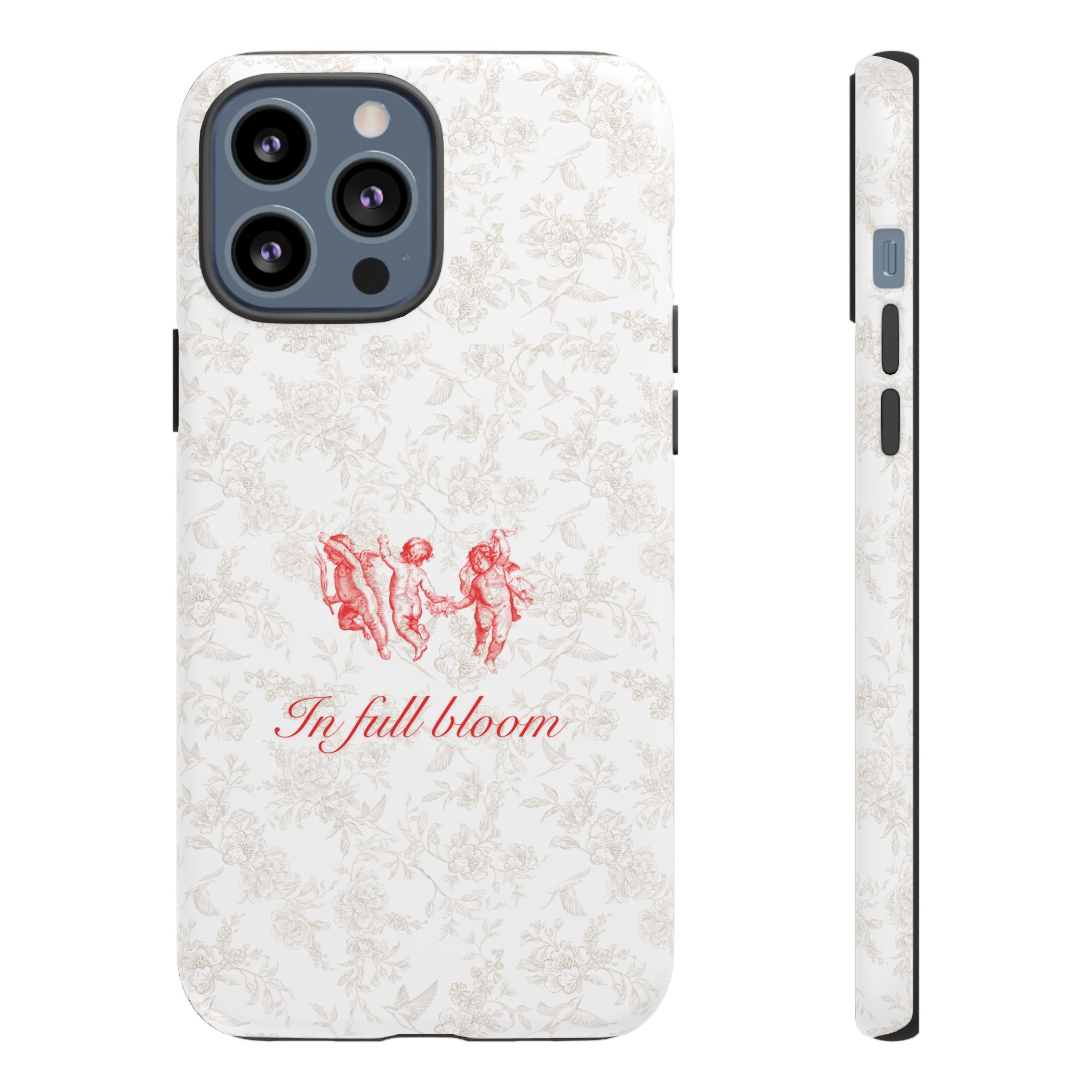Vintage Floral Phone Case — "In Full Bloom" Tough Case