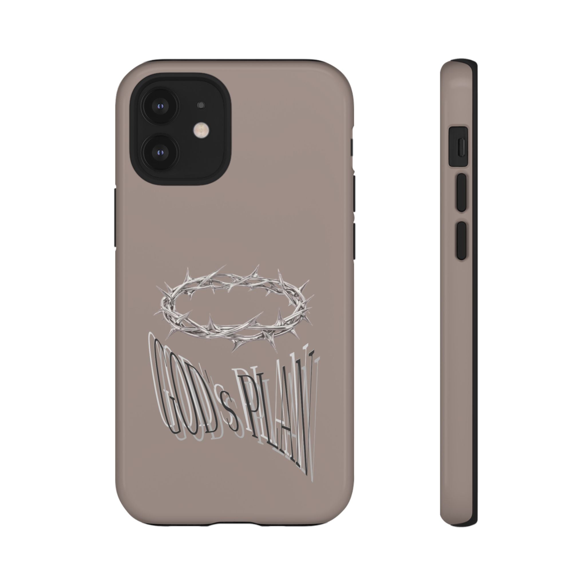 Phone Case — "God's Plan" Crown of Thorns Protective Cover