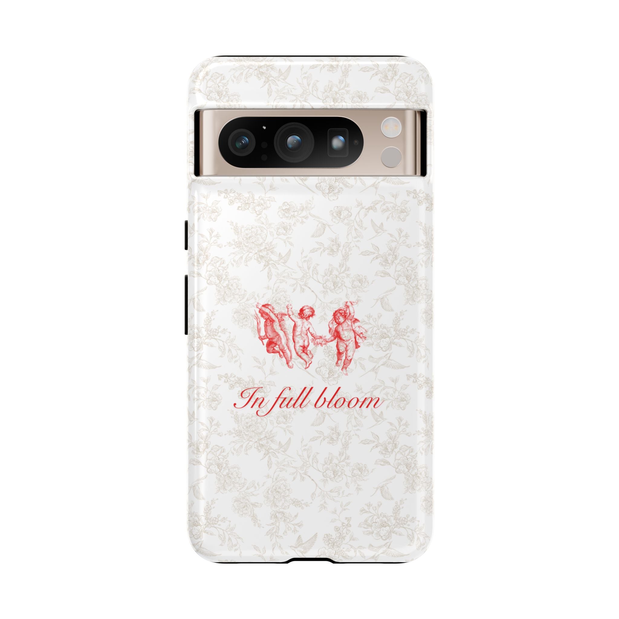 Vintage Floral Phone Case — "In Full Bloom" Tough Case
