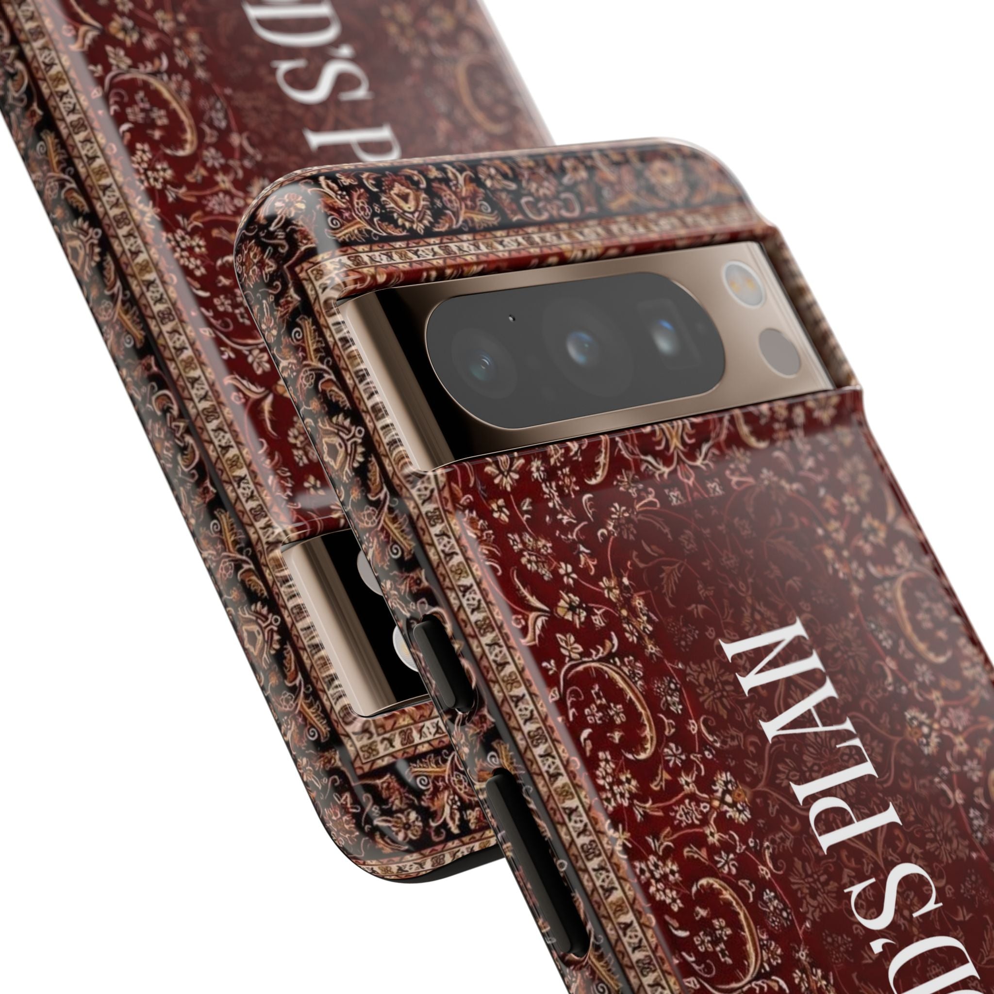 God's Plan — Vintage Tapestry Christian Tough Phone Case | Boho Faith Cover