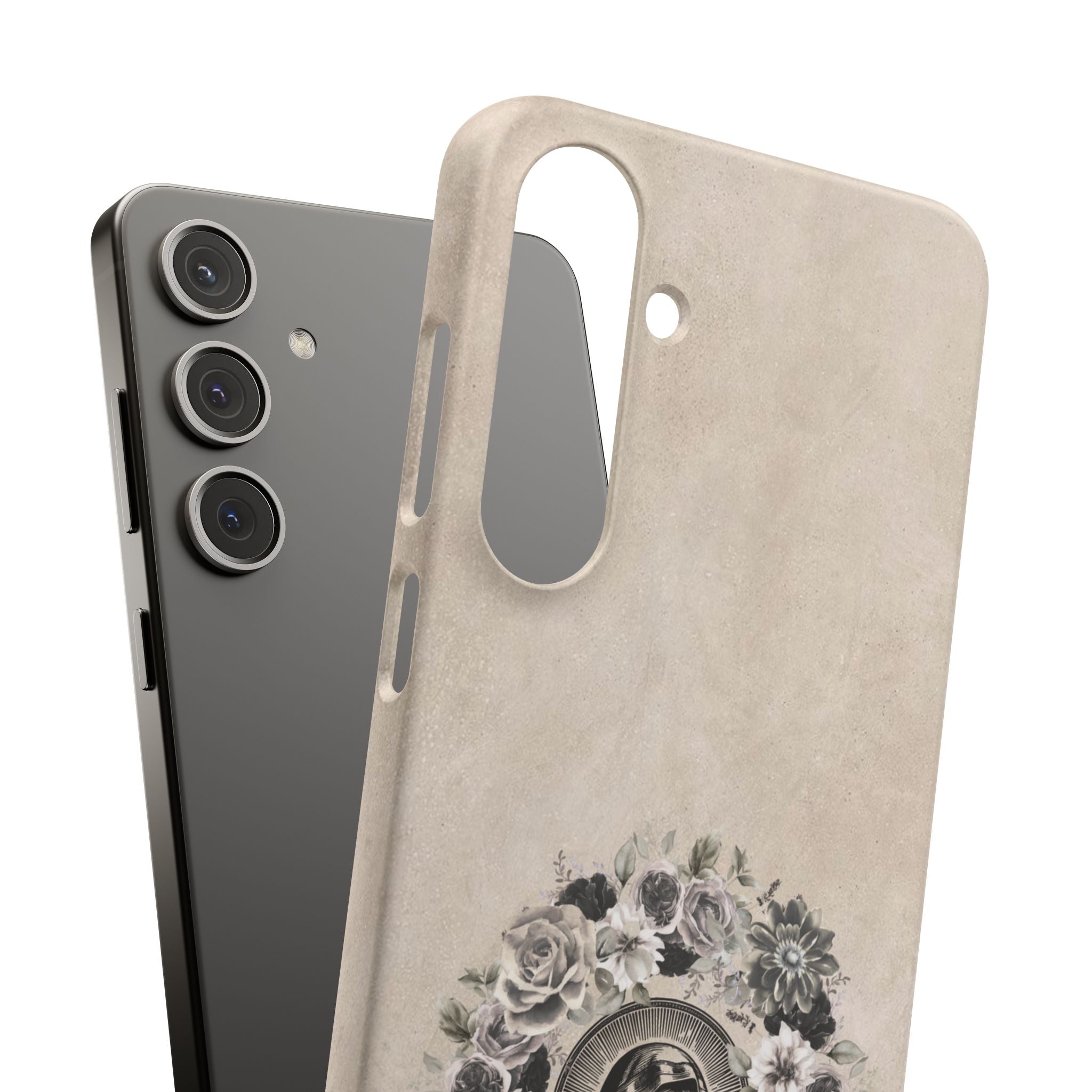 Vintage Madonna Floral Phone Case — Religious iPhone Snap Case