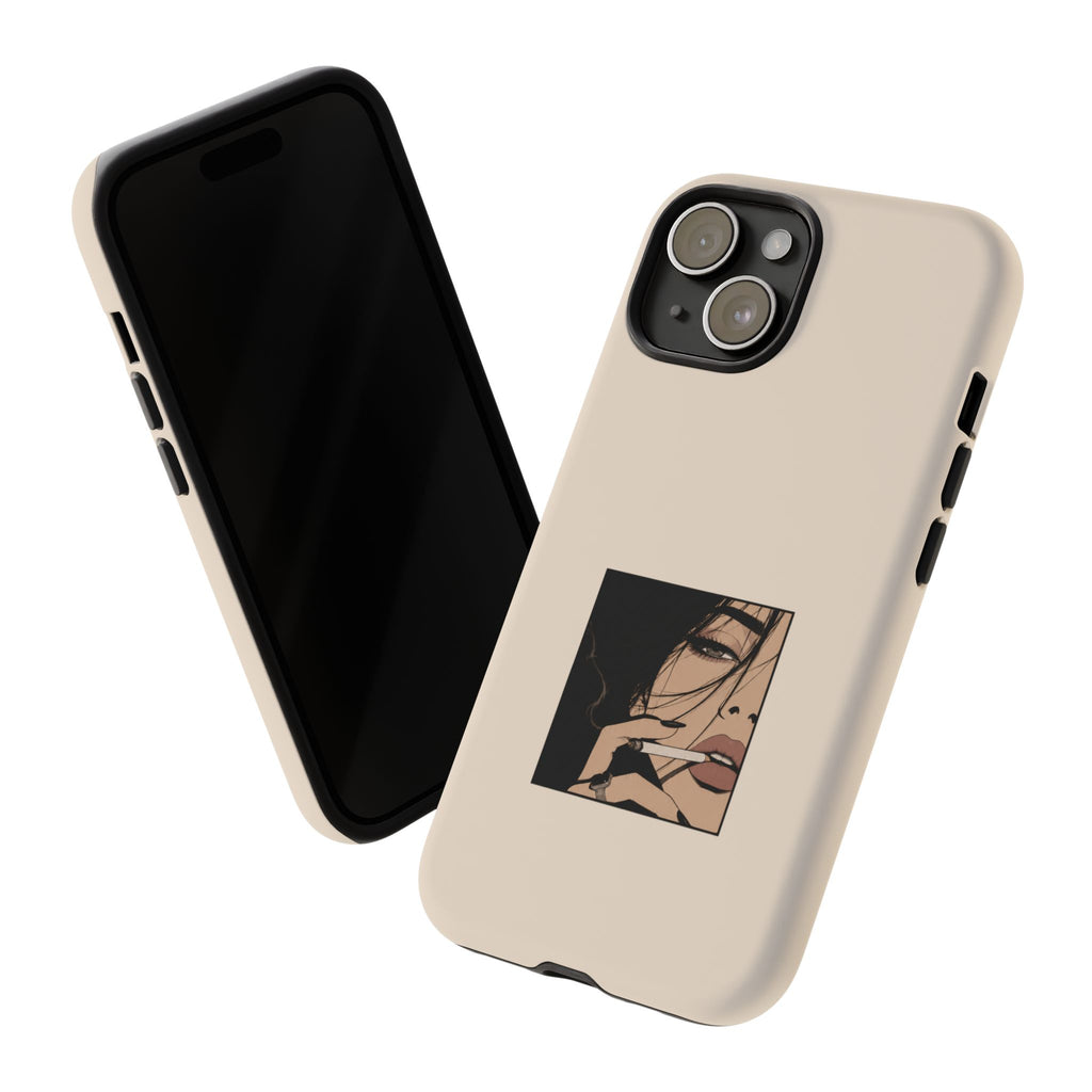 Minimalist Femme Portrait Protective Phone Case