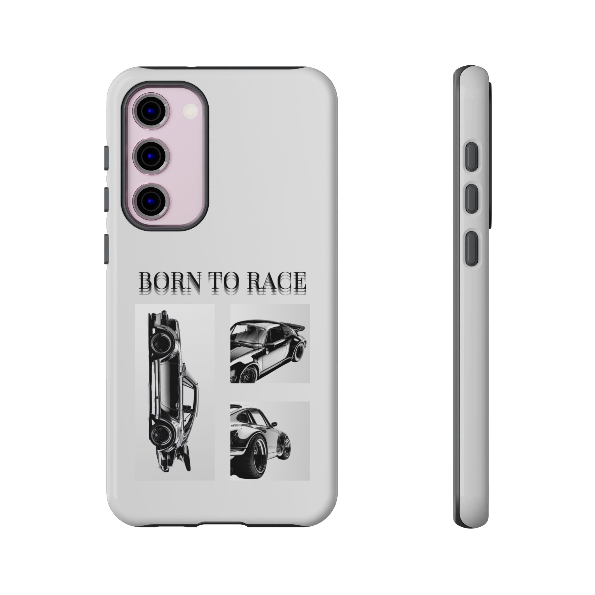 Phone Case - "Born to Race" Vintage Car Racing Graphic