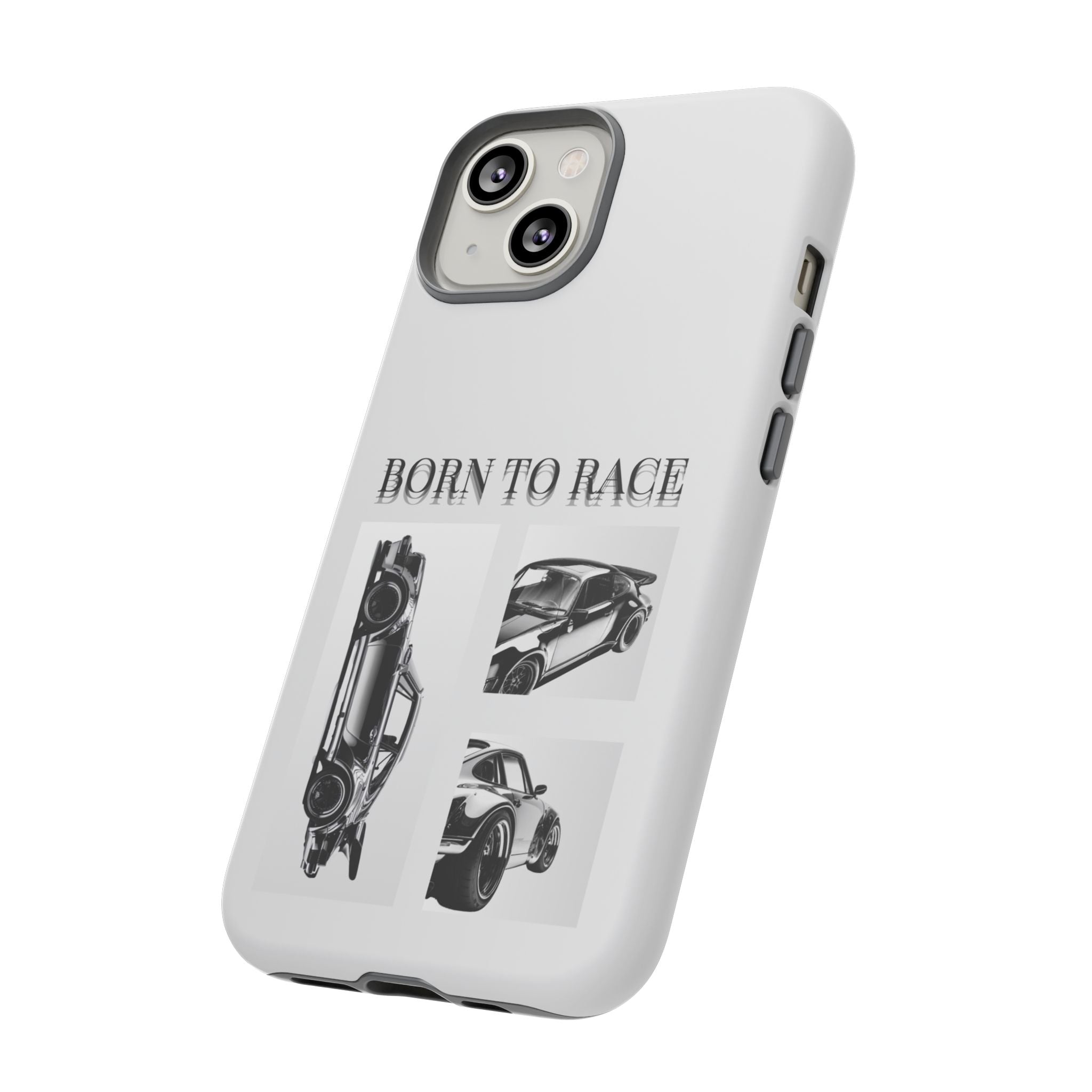 Phone Case - "Born to Race" Vintage Car Racing Graphic