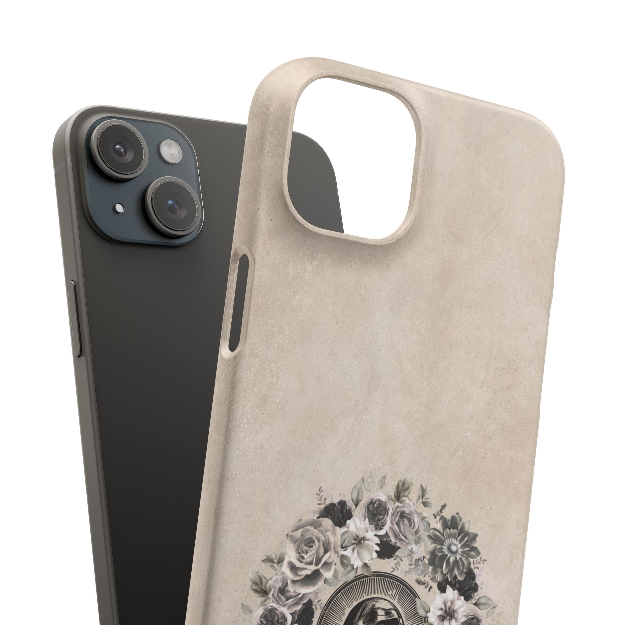 Vintage Madonna Floral Phone Case — Religious iPhone Snap Case