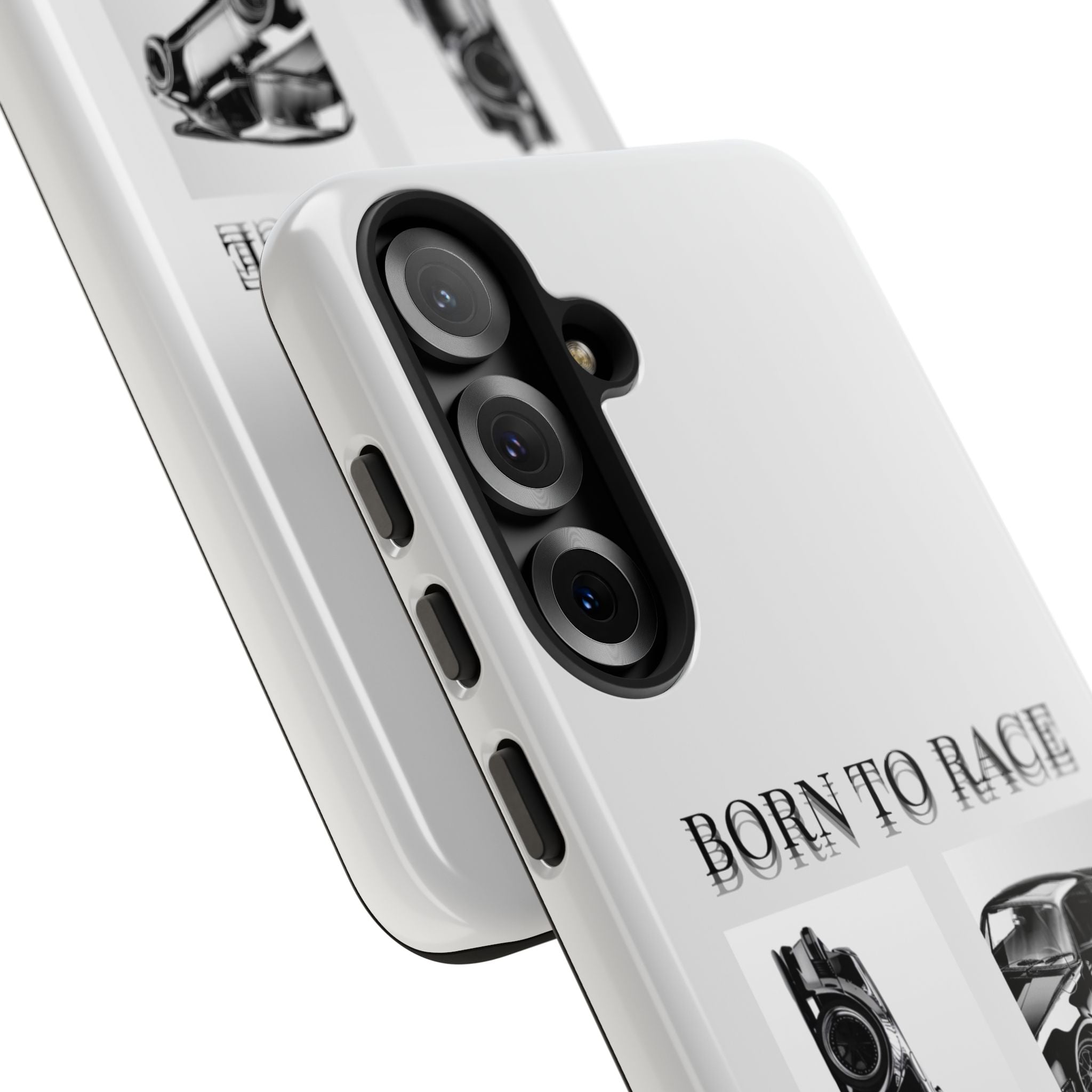 Phone Case - "Born to Race" Vintage Car Racing Graphic