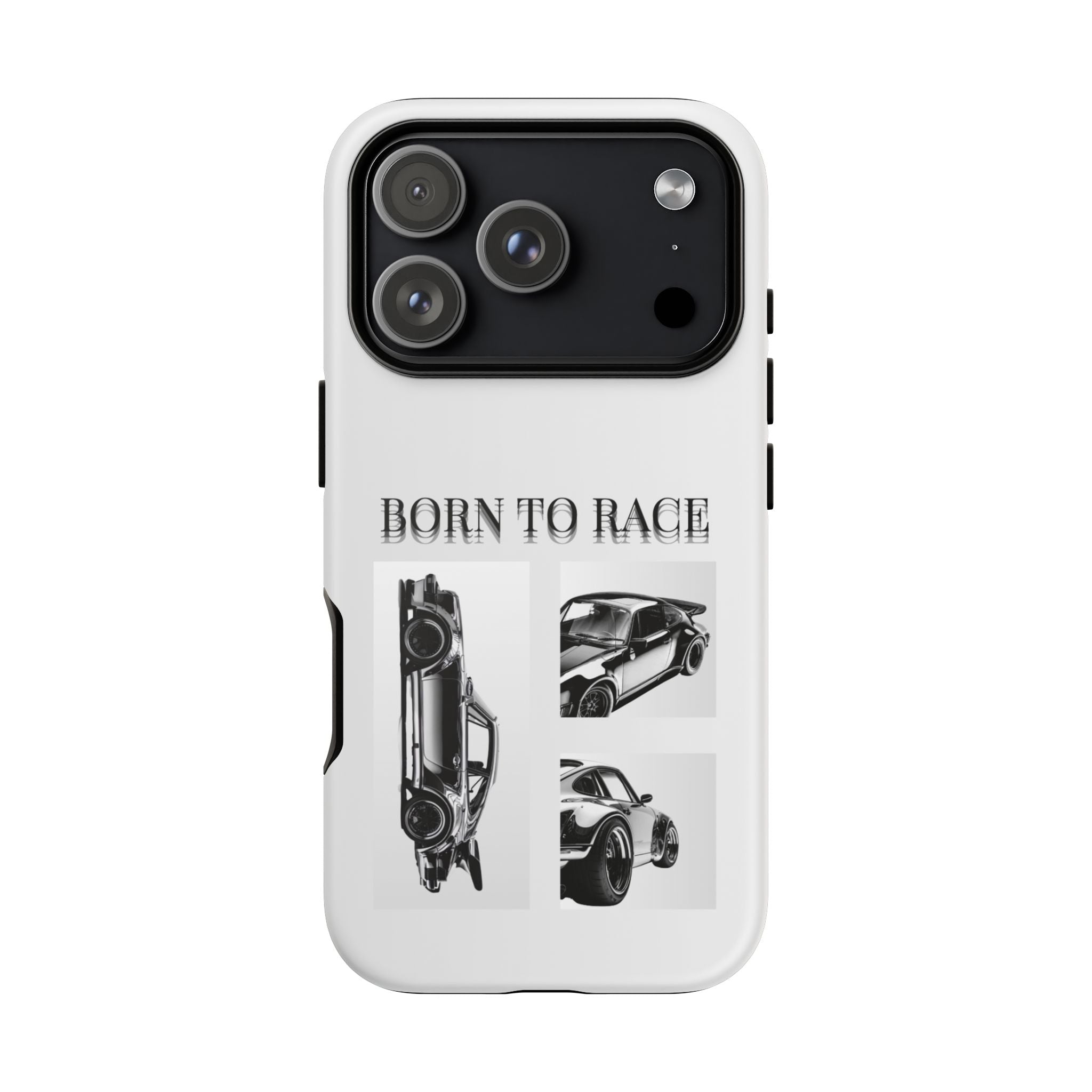 Phone Case - "Born to Race" Vintage Car Racing Graphic