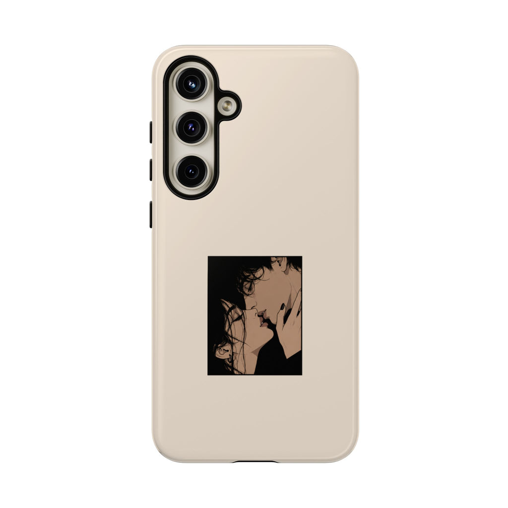 Minimal Anime Kiss Illustration