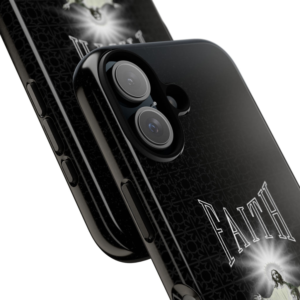 Faith Phone Case — Religious Jesus Graphic Tough Phone Cover