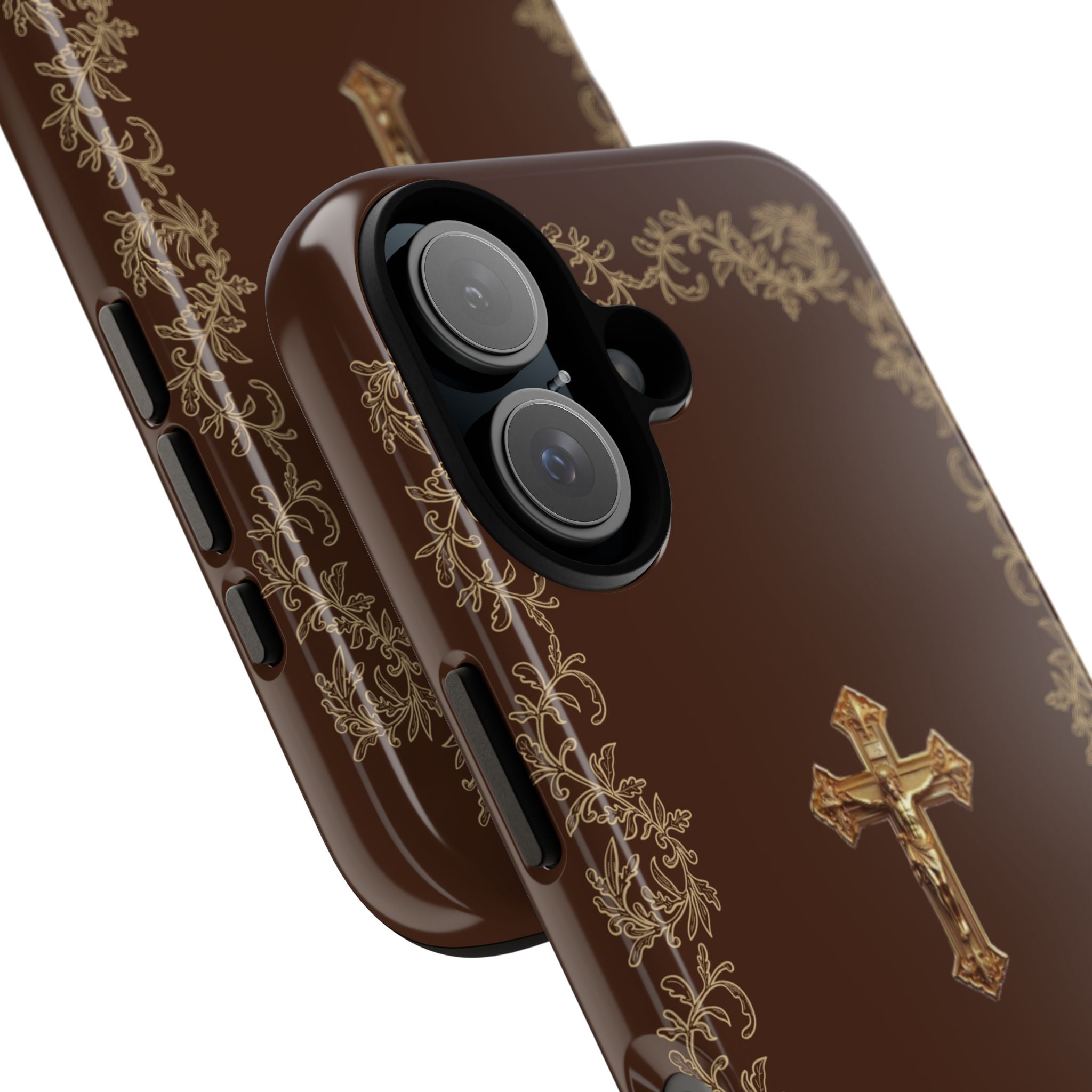 Gold Cross Bible – Christian Tough Phone Case