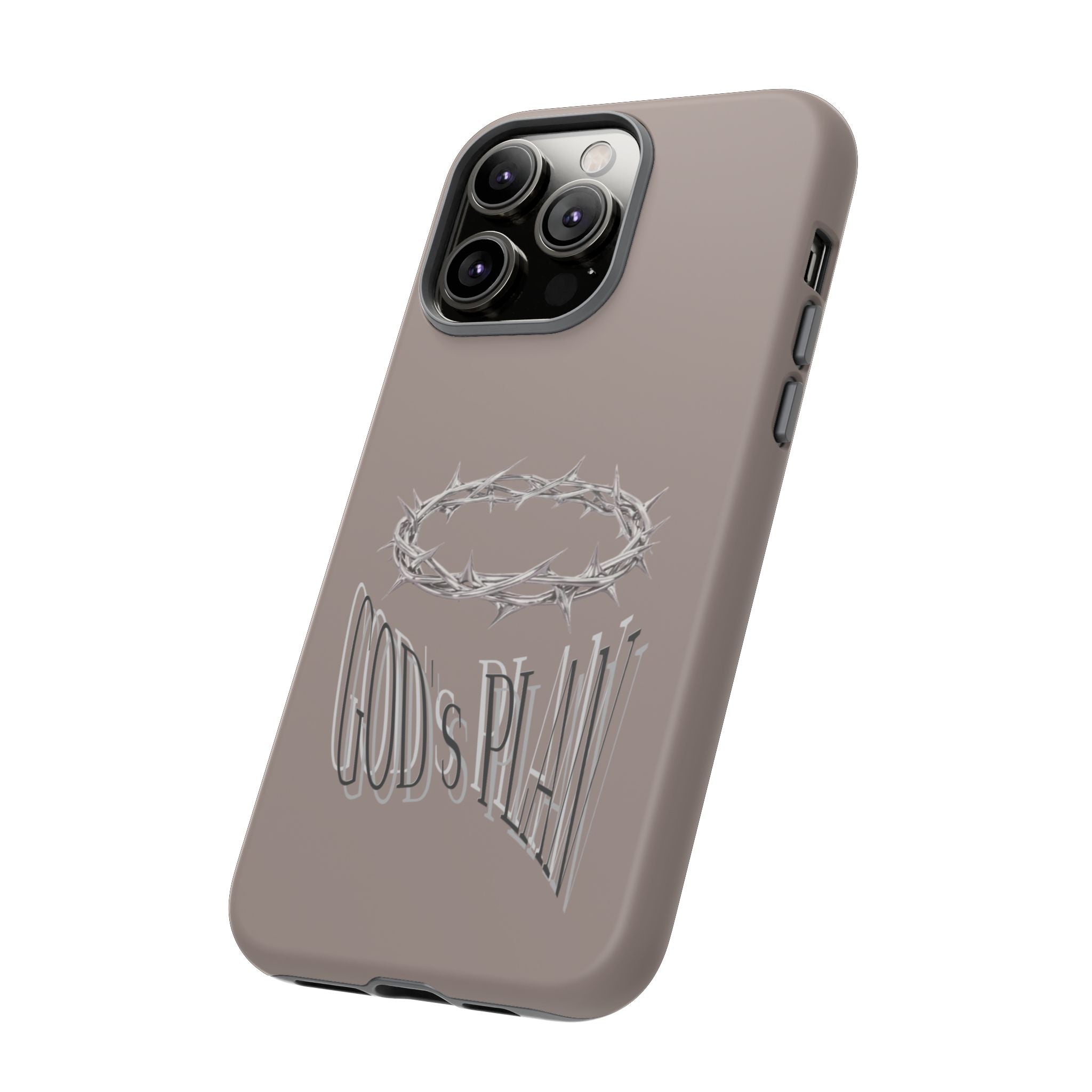Phone Case — "God's Plan" Crown of Thorns Protective Cover