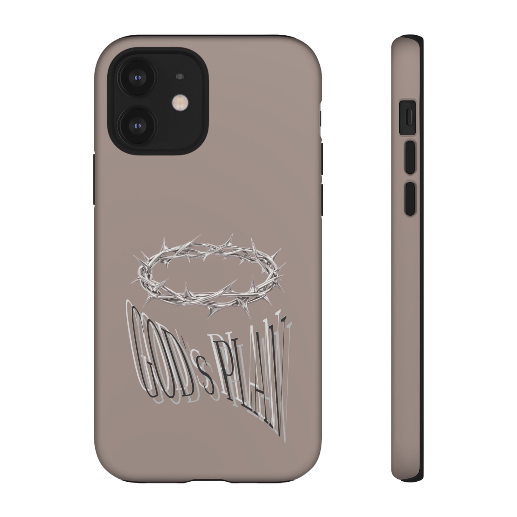 Phone Case — "God's Plan" Crown of Thorns Protective Cover