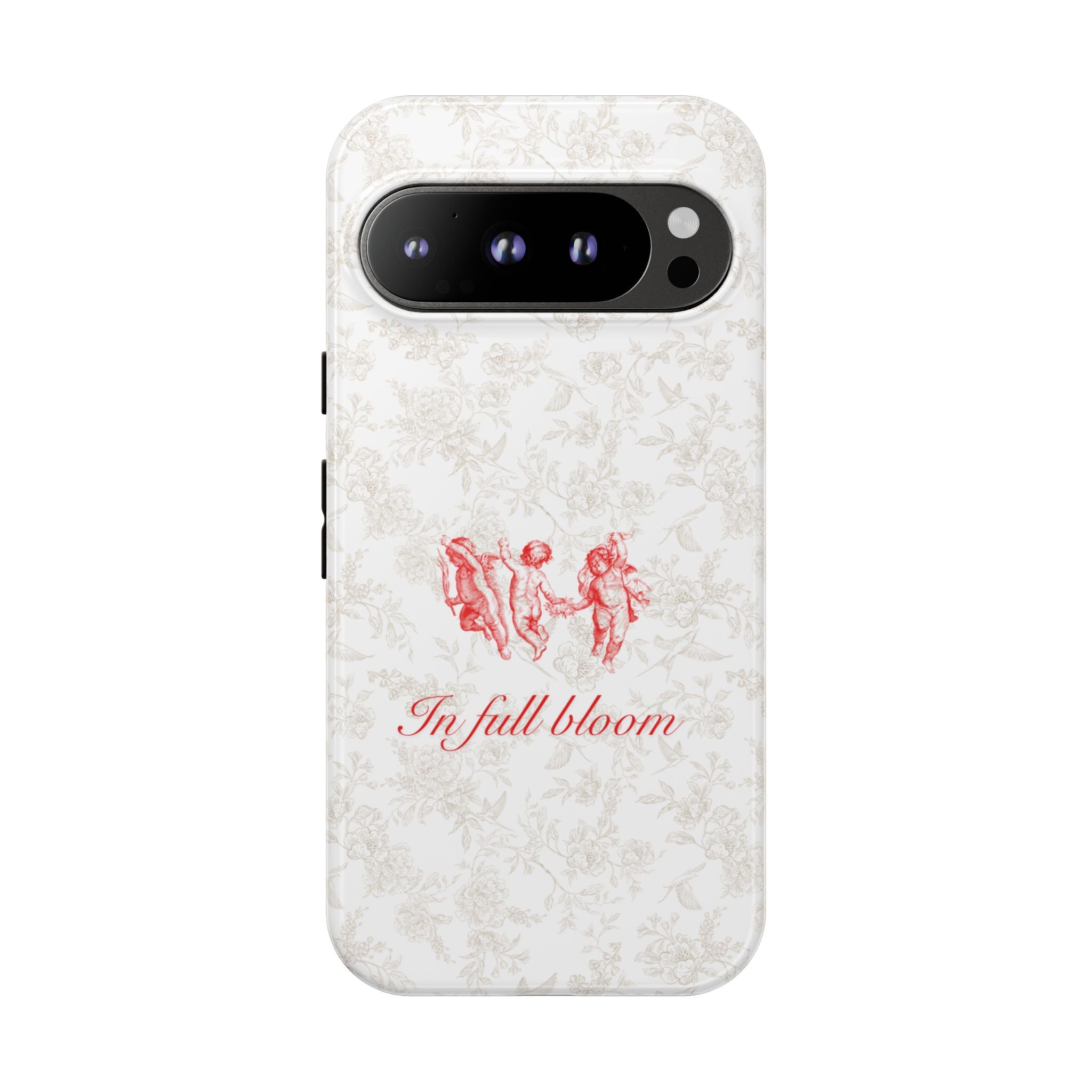 Vintage Floral Phone Case — "In Full Bloom" Tough Case