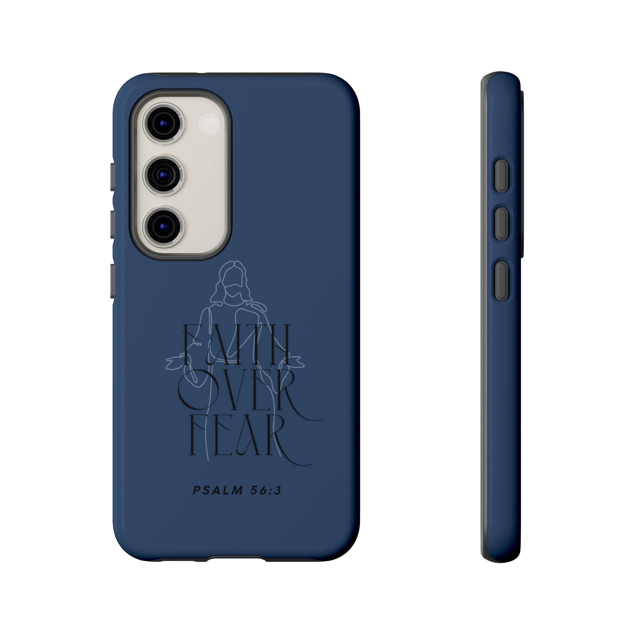 Faith Over Fear — Psalm 56:3 Christian Tough Phone Case