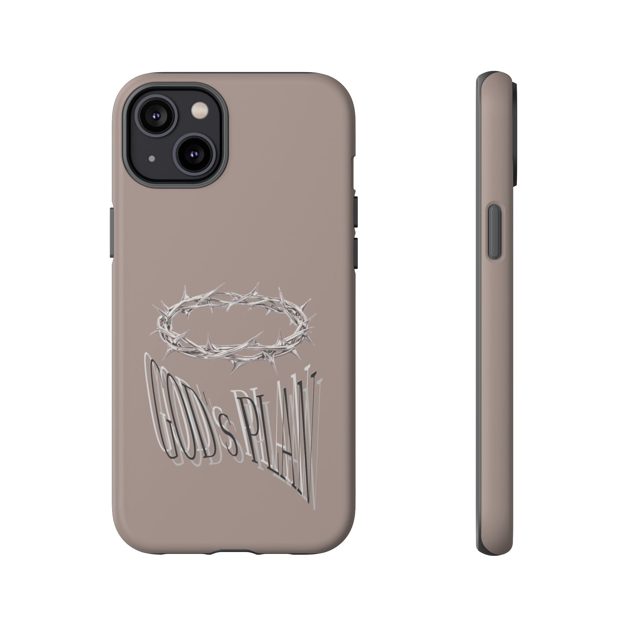 Phone Case — "God's Plan" Crown of Thorns Protective Cover