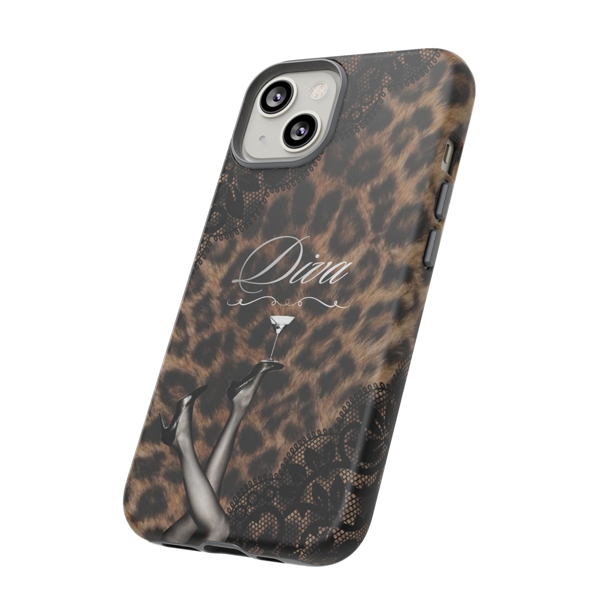 Leopard Lace 'Diva' Tough Phone Case