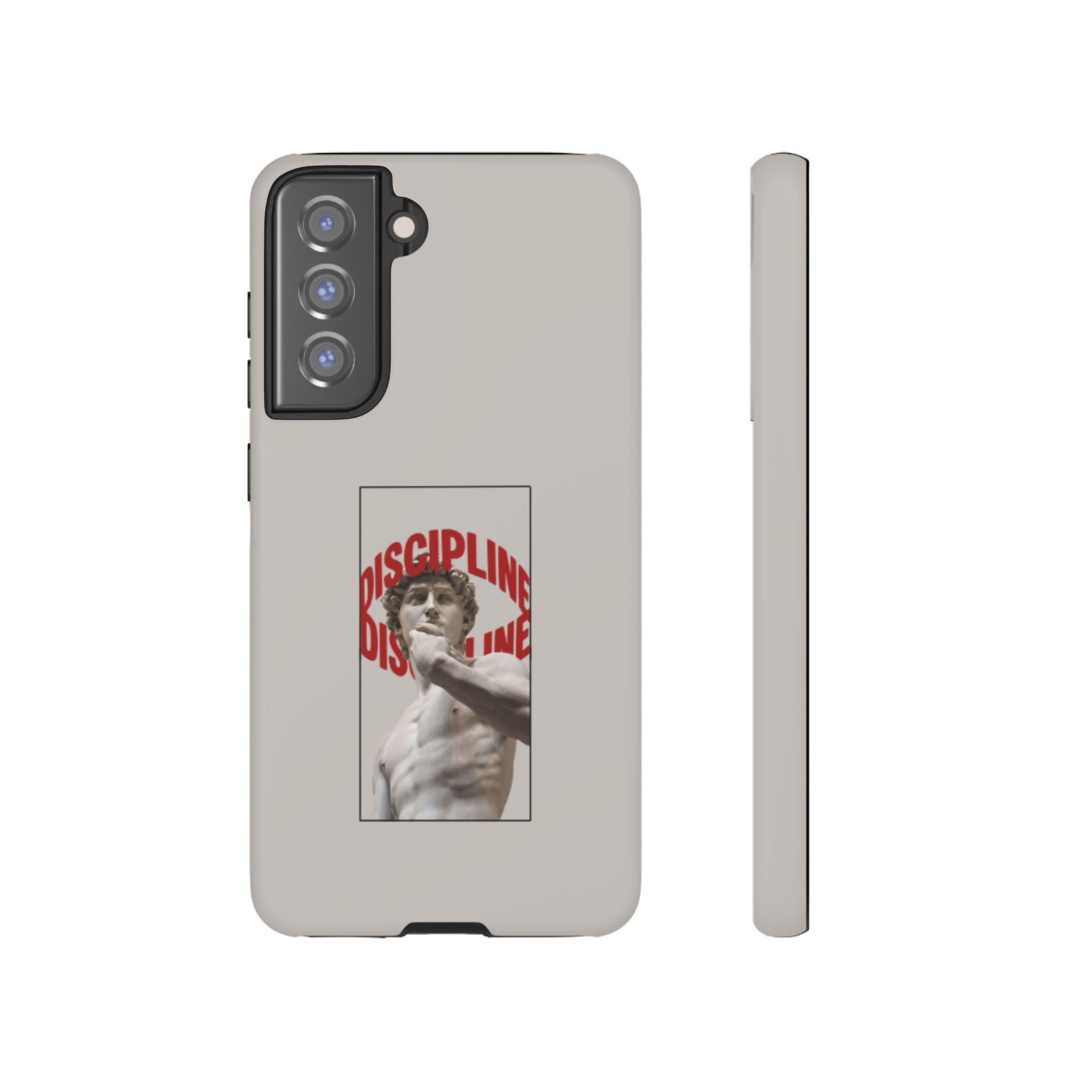 Phone Case — 'Discipline' Statue Graphic Protective Cover