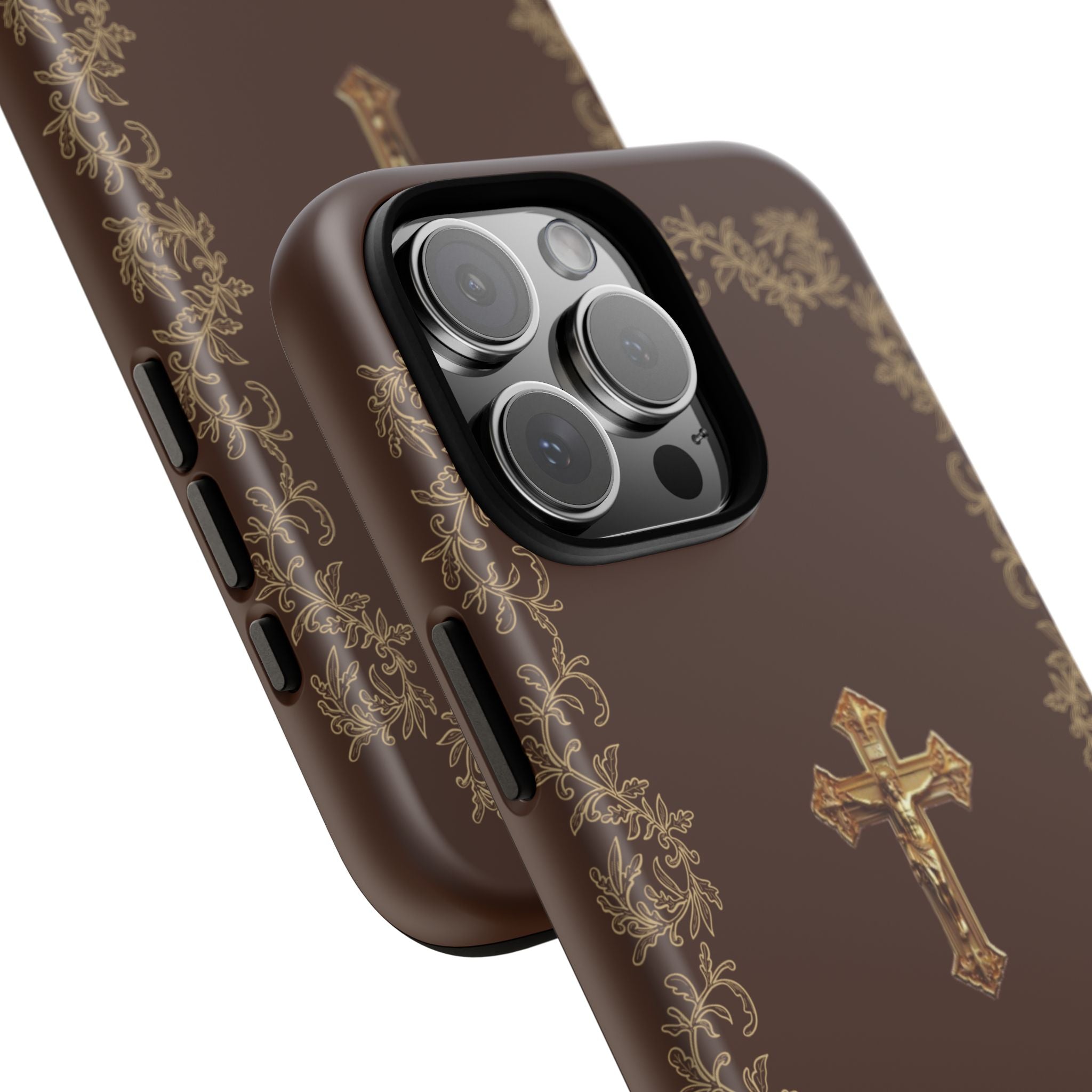 Gold Cross Bible – Christian Tough Phone Case