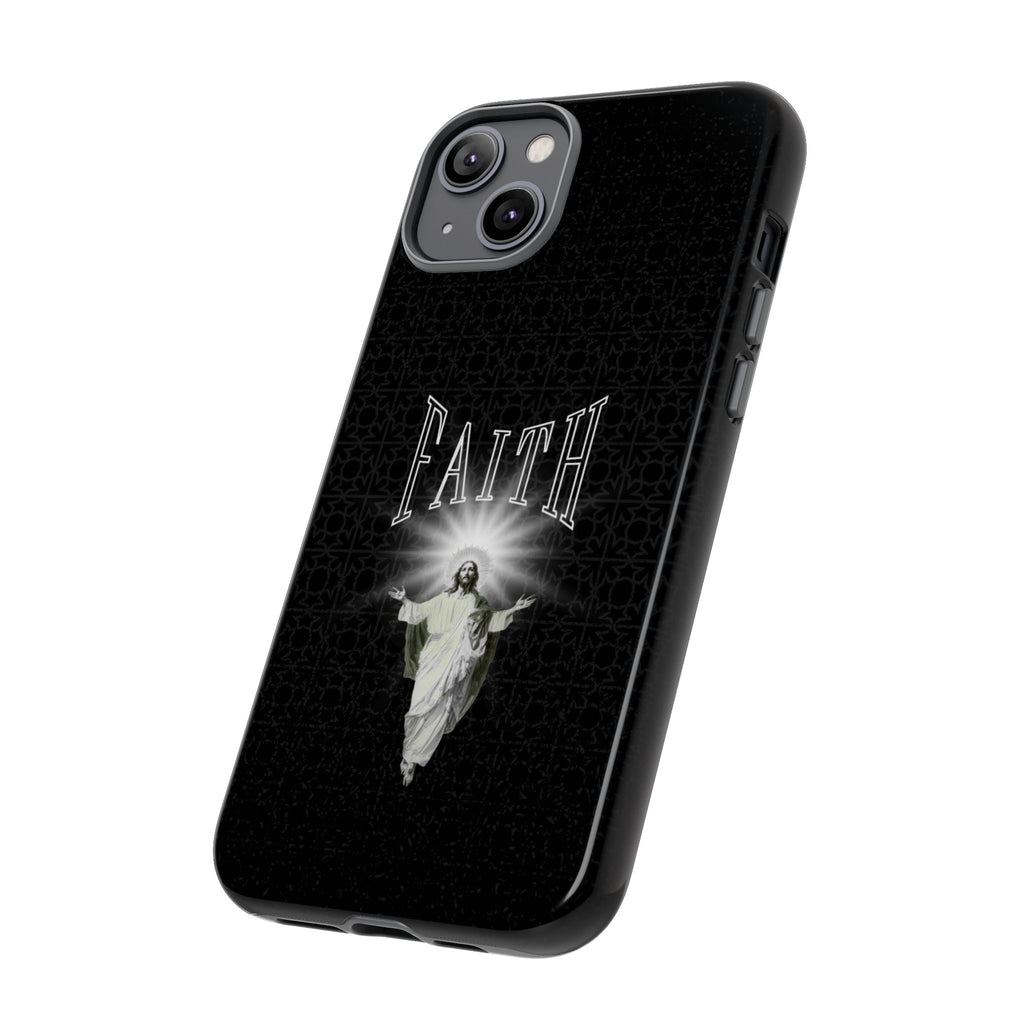 Faith Phone Case — Religious Jesus Graphic Tough Phone Cover
