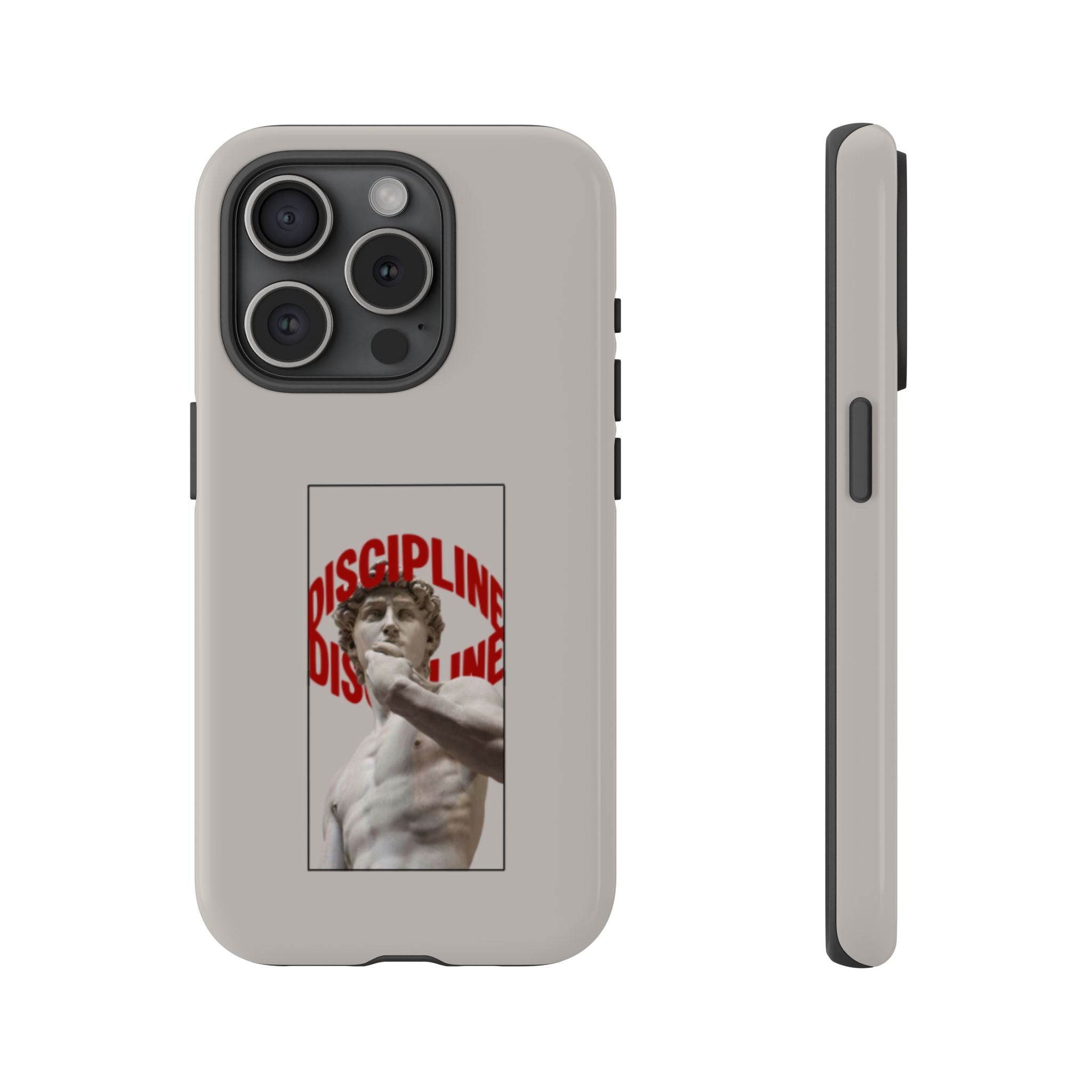 Phone Case — 'Discipline' Statue Graphic Protective Cover