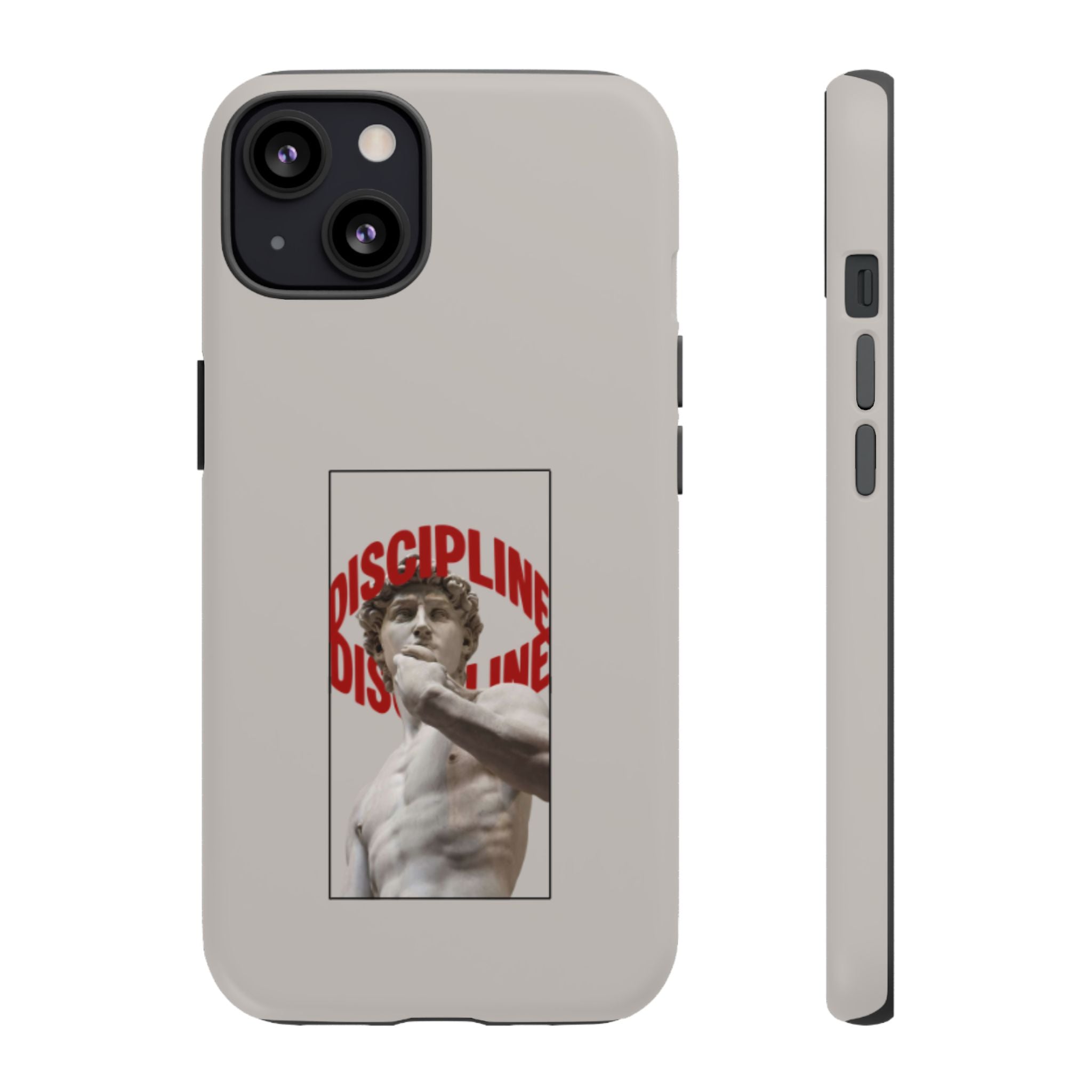Phone Case — 'Discipline' Statue Graphic Protective Cover