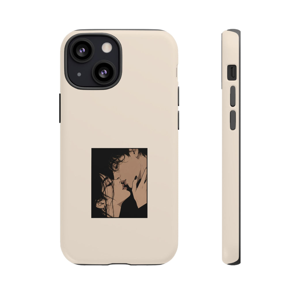 Minimal Anime Kiss Illustration