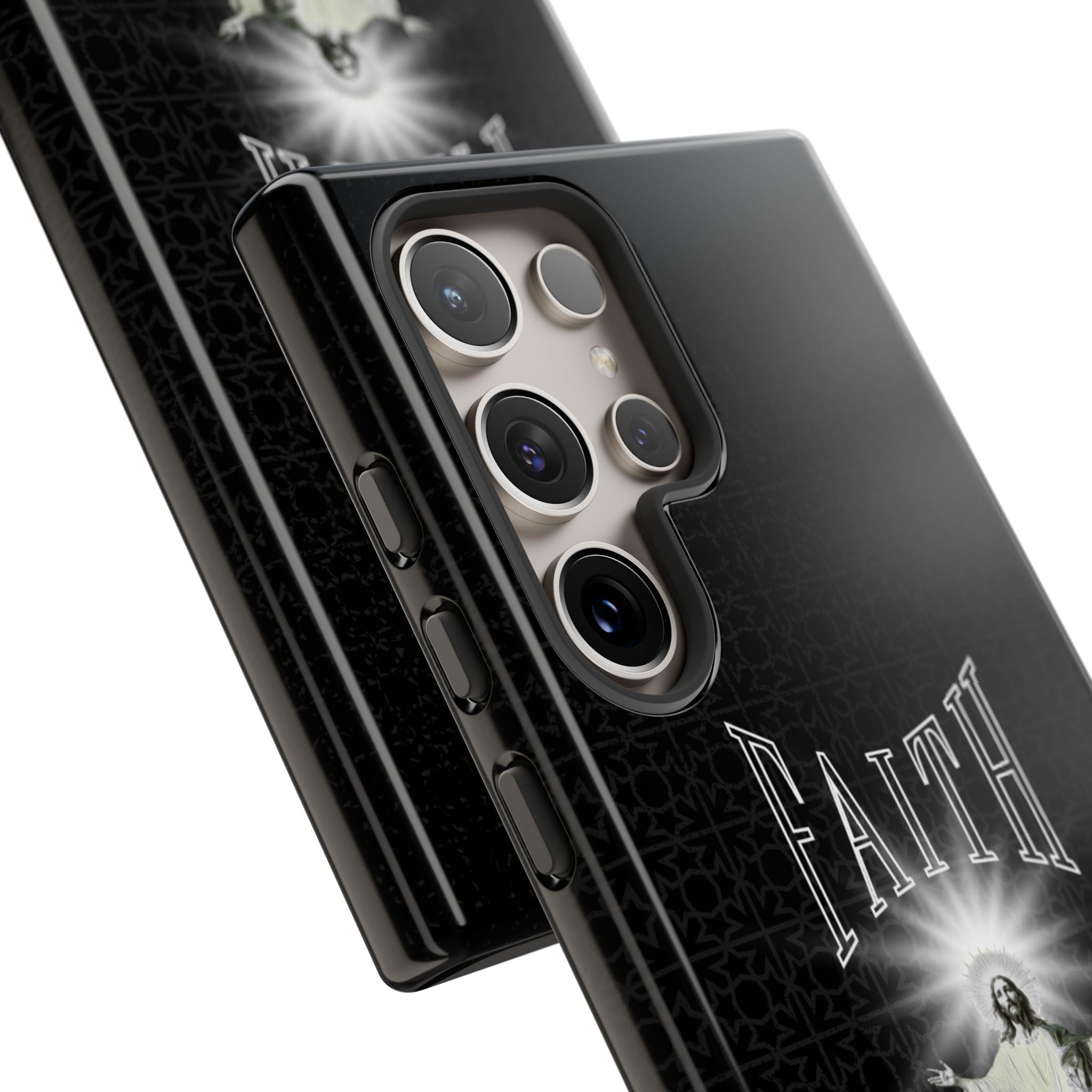 Faith Phone Case — Religious Jesus Graphic Tough Phone Cover