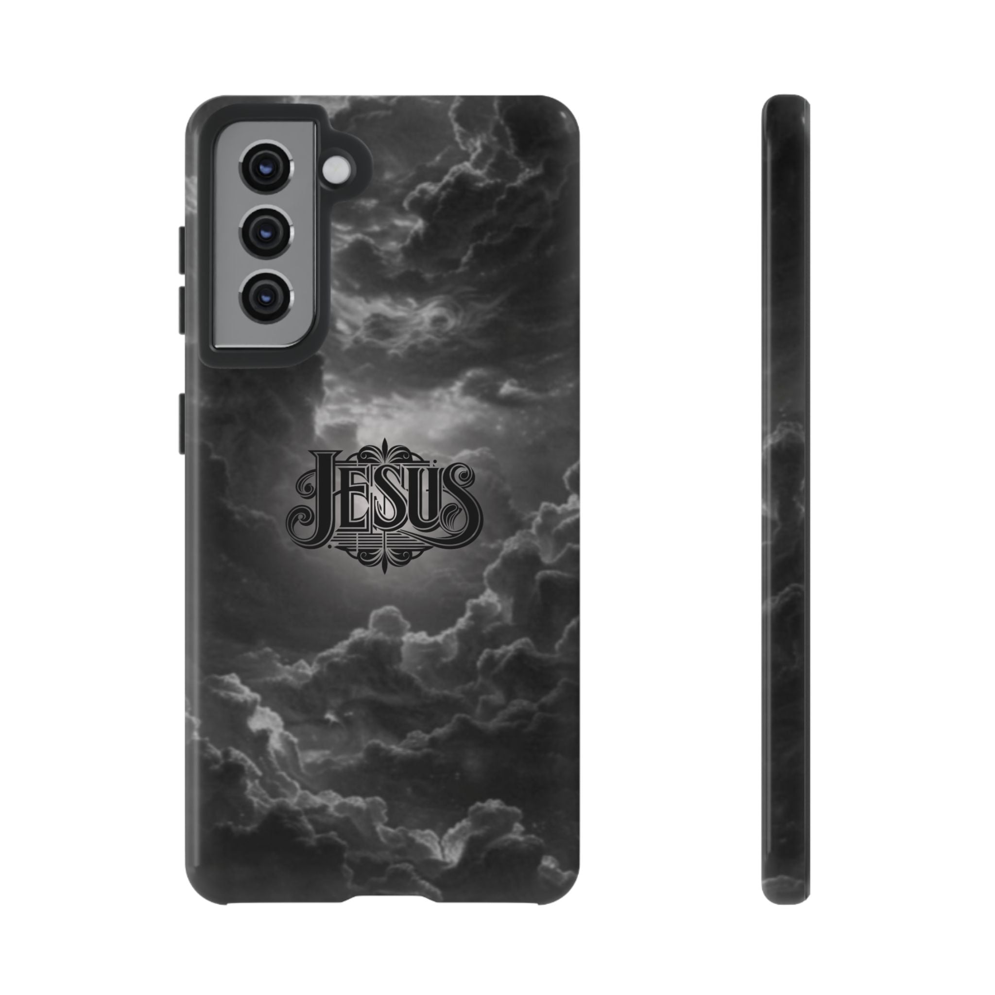 Jesus Cloud Phone Case – Christian Faith Protective iPhone Case