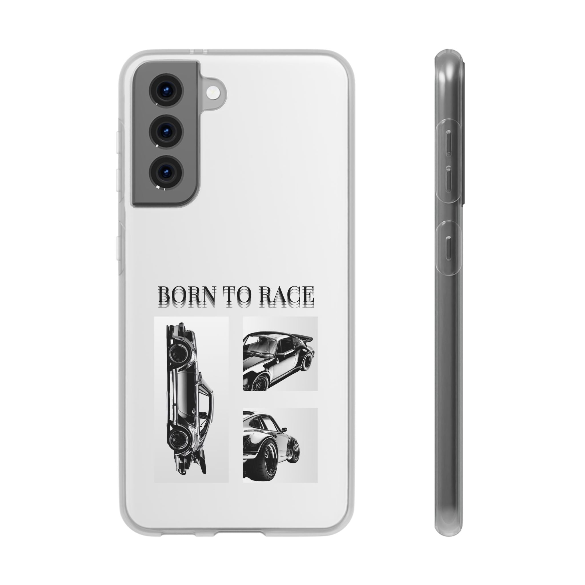 Born to Race Phone Case – Racing Car Flexi Case