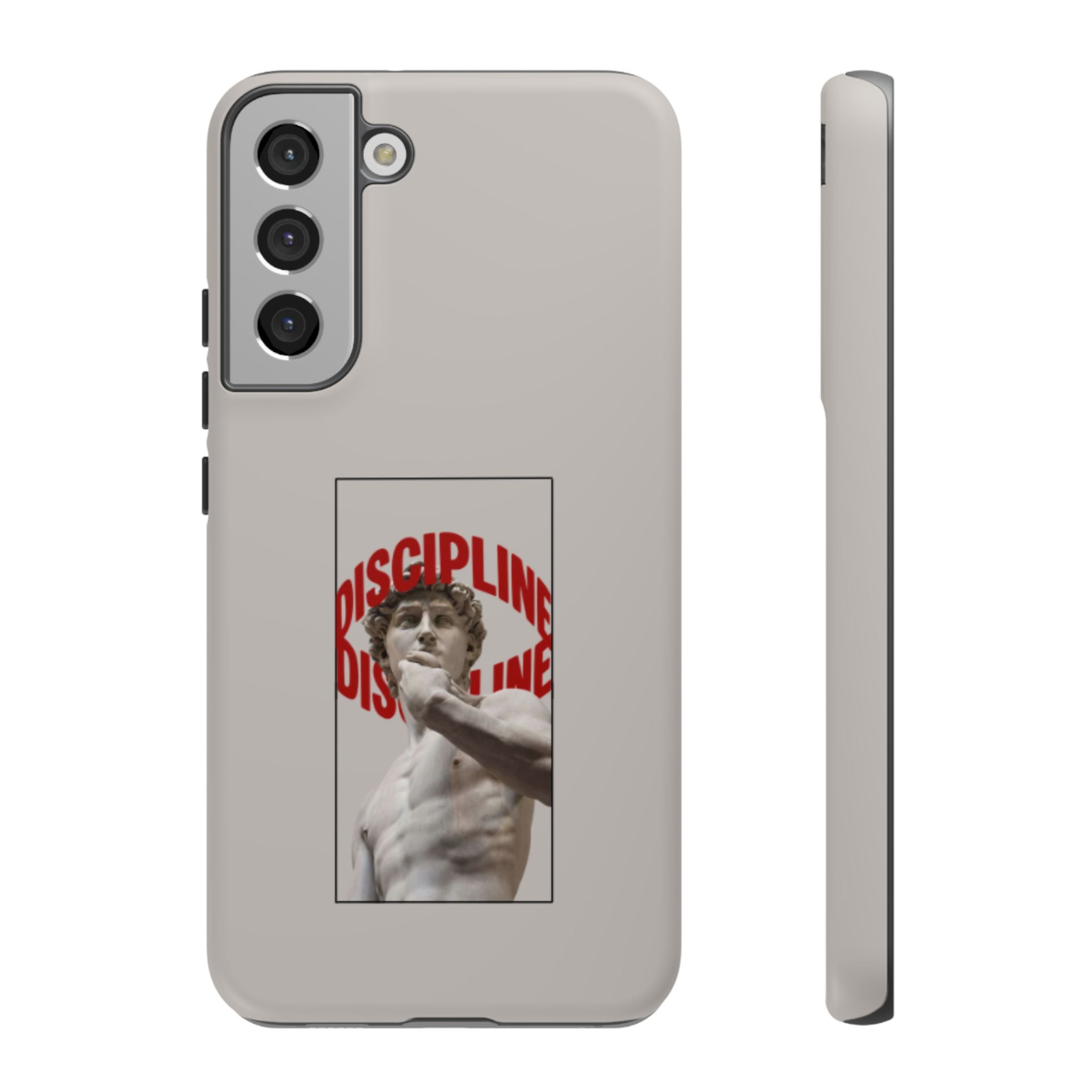 Phone Case — 'Discipline' Statue Graphic Protective Cover