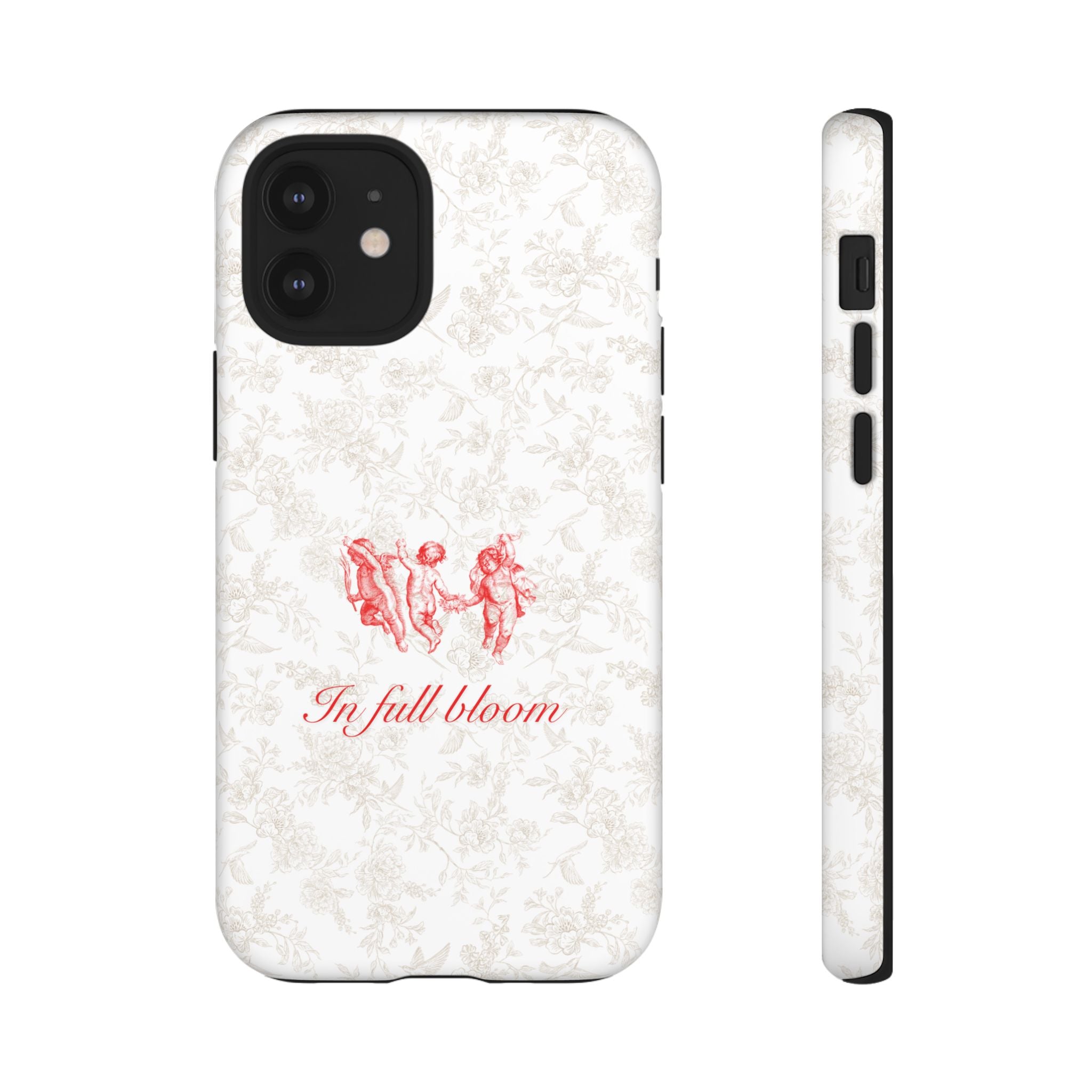 Vintage Floral Phone Case — "In Full Bloom" Tough Case
