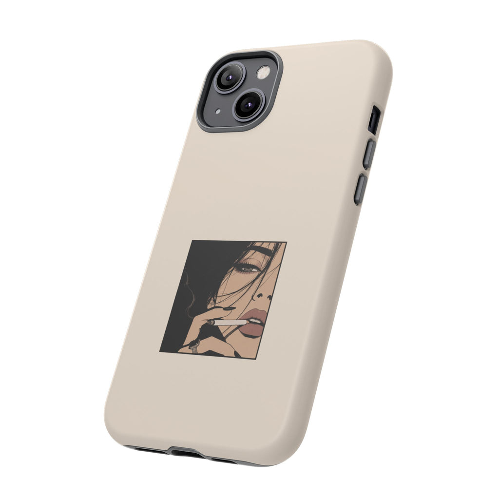 Minimalist Femme Portrait Protective Phone Case