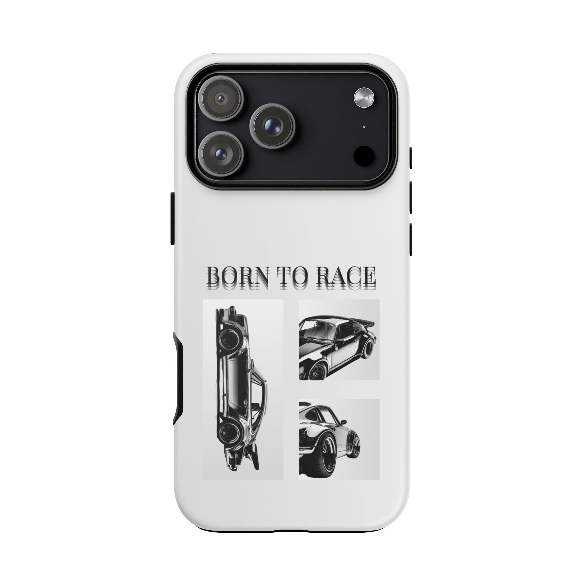 Phone Case - "Born to Race" Vintage Car Racing Graphic