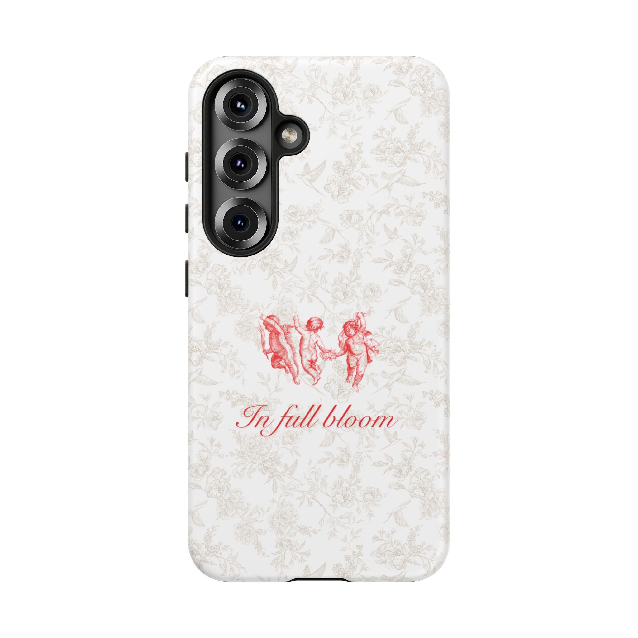 Vintage Floral Phone Case — "In Full Bloom" Tough Case