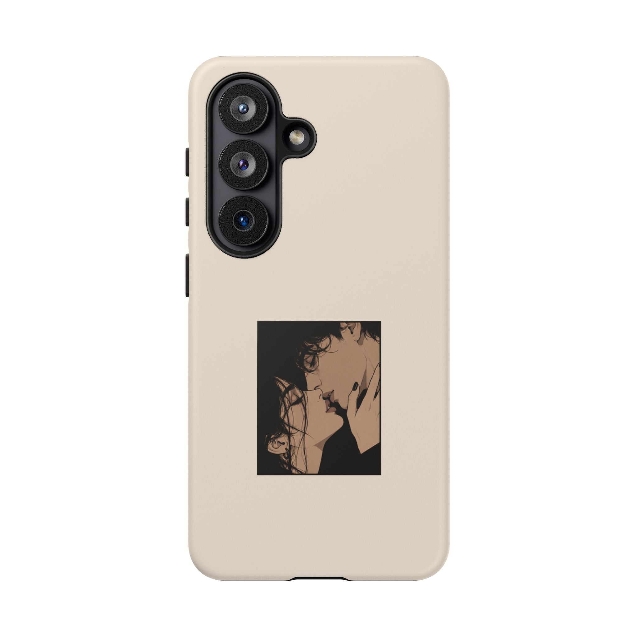 Minimal Anime Kiss Illustration