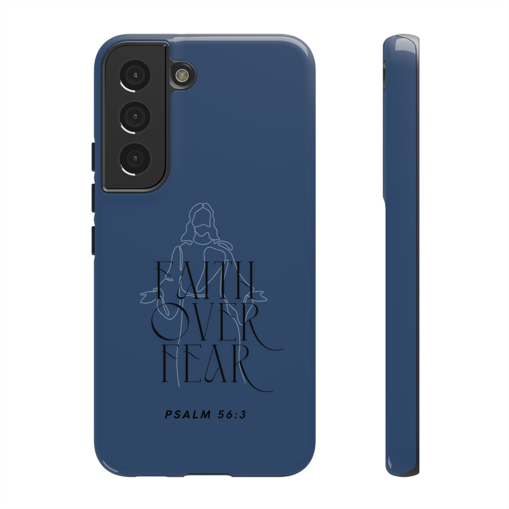 Faith Over Fear — Psalm 56:3 Christian Tough Phone Case