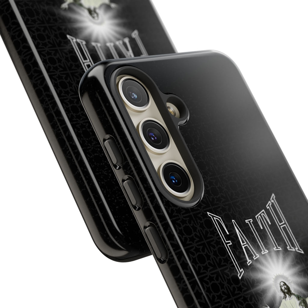 Faith Phone Case — Religious Jesus Graphic Tough Phone Cover