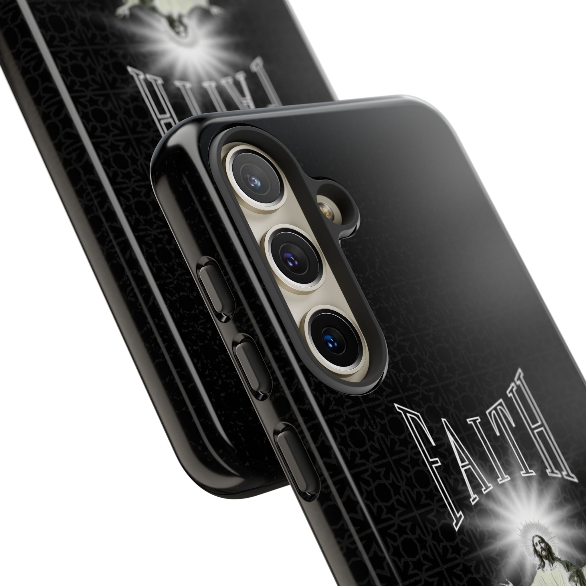 Faith Phone Case — Religious Jesus Graphic Tough Phone Cover