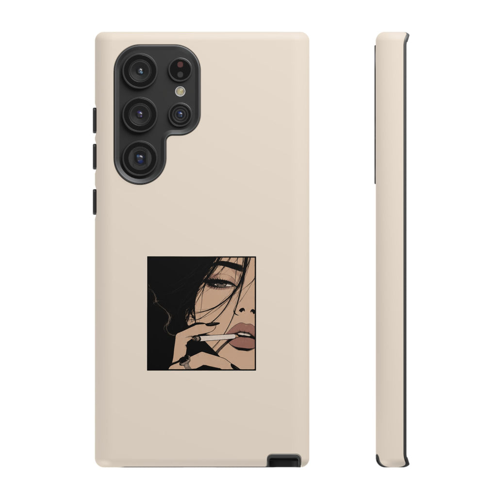 Minimalist Femme Portrait Protective Phone Case